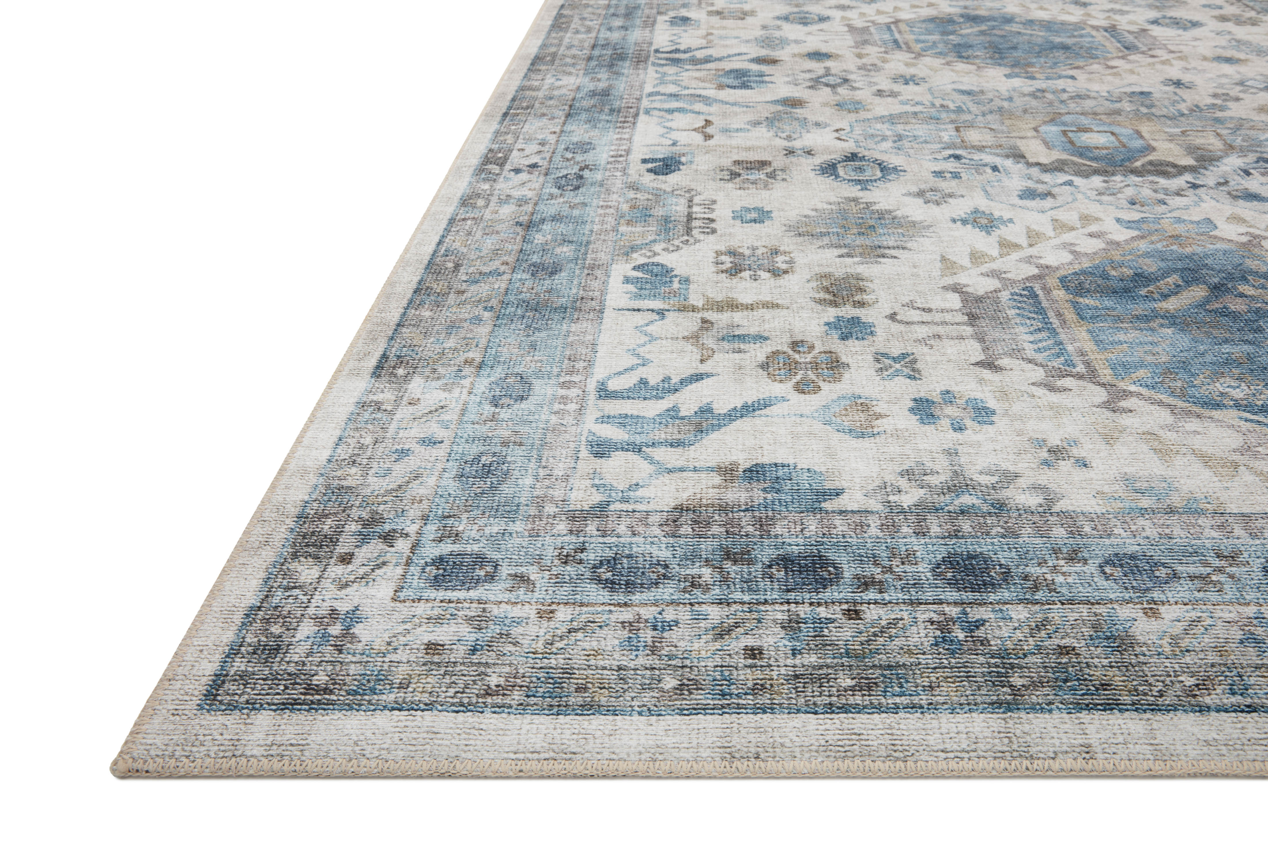 Loloi Heidi HEI-04 Ivory / Ocean Area Rug
