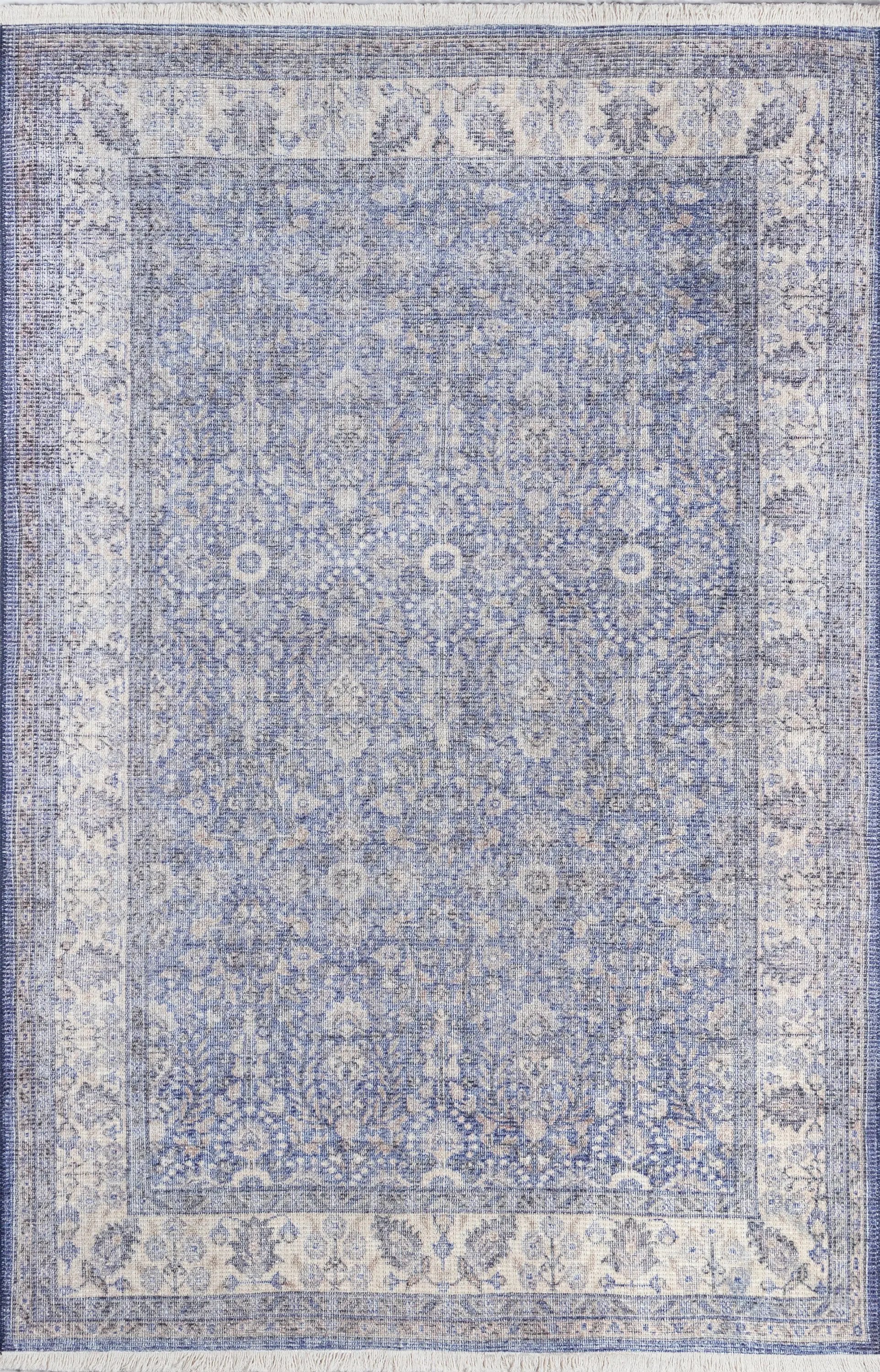 Helena HEL-4 Blue Area Rug by Momeni