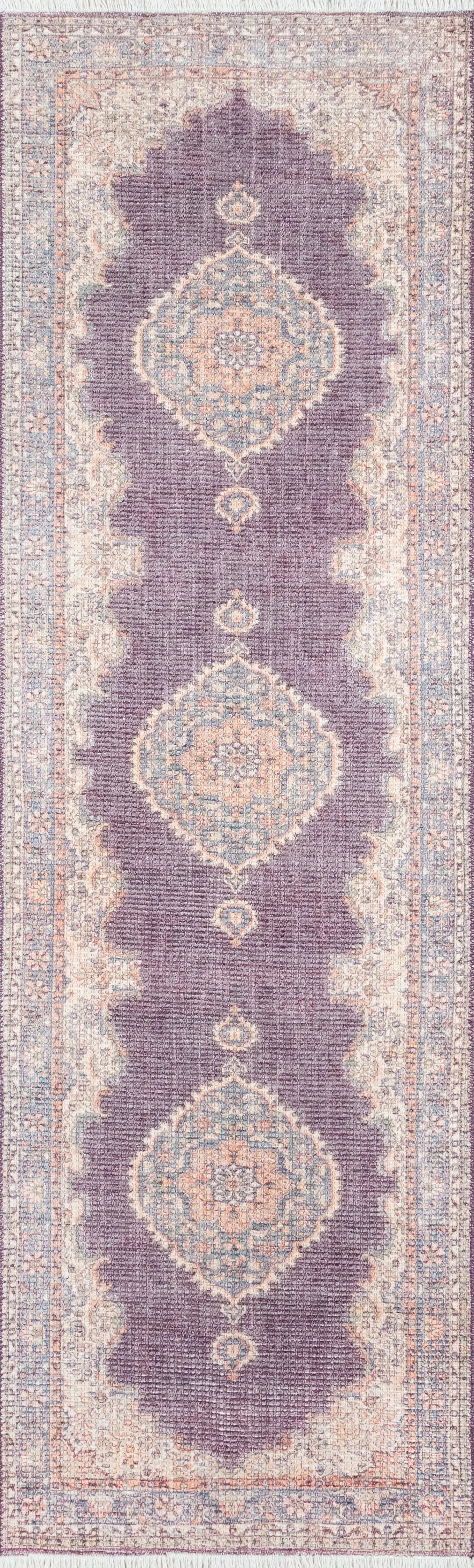Helena HEL-5 Plum Area Rug by Momeni