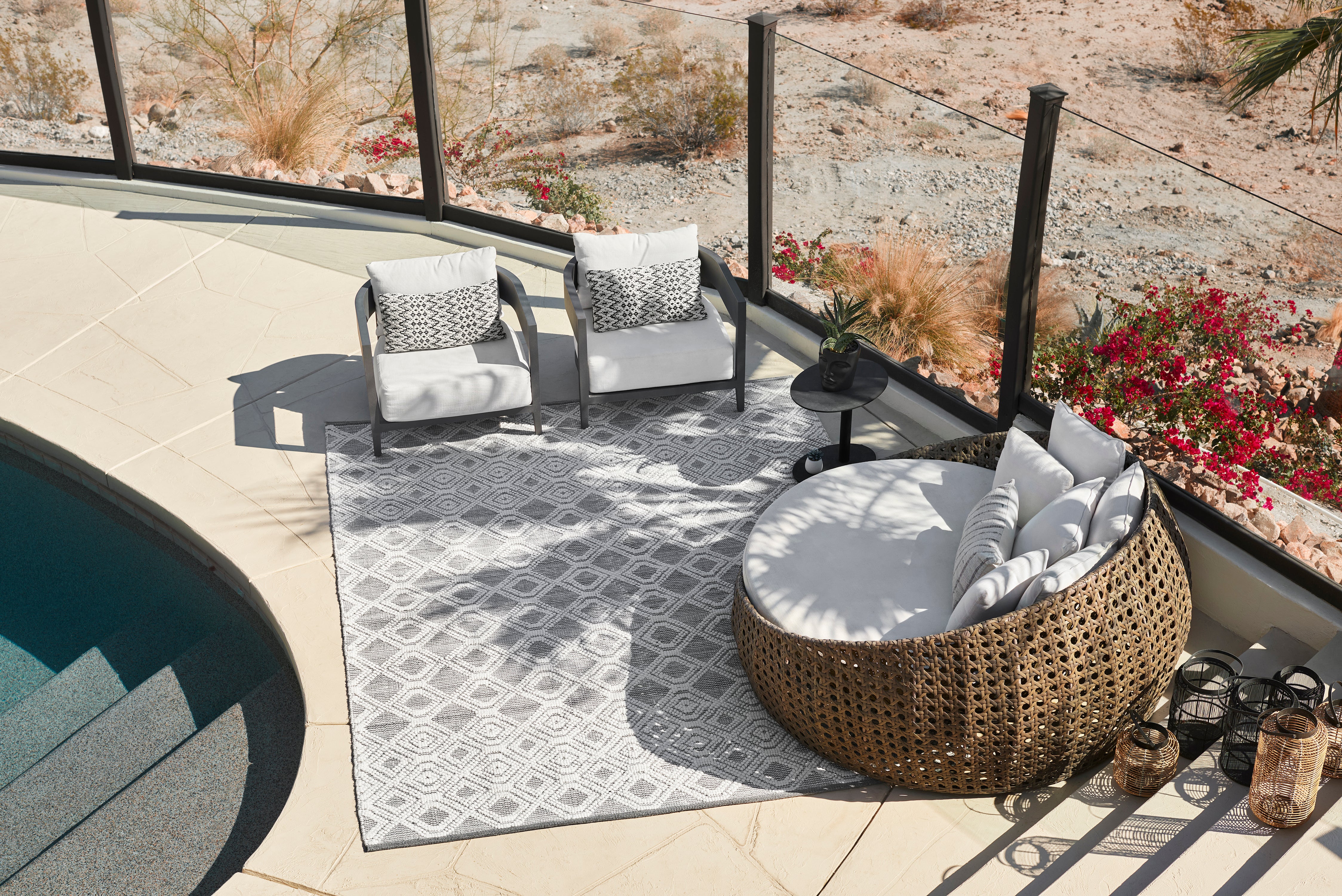 Momeni Hermosa HRM-1 Gray Hand Woven Area Rug