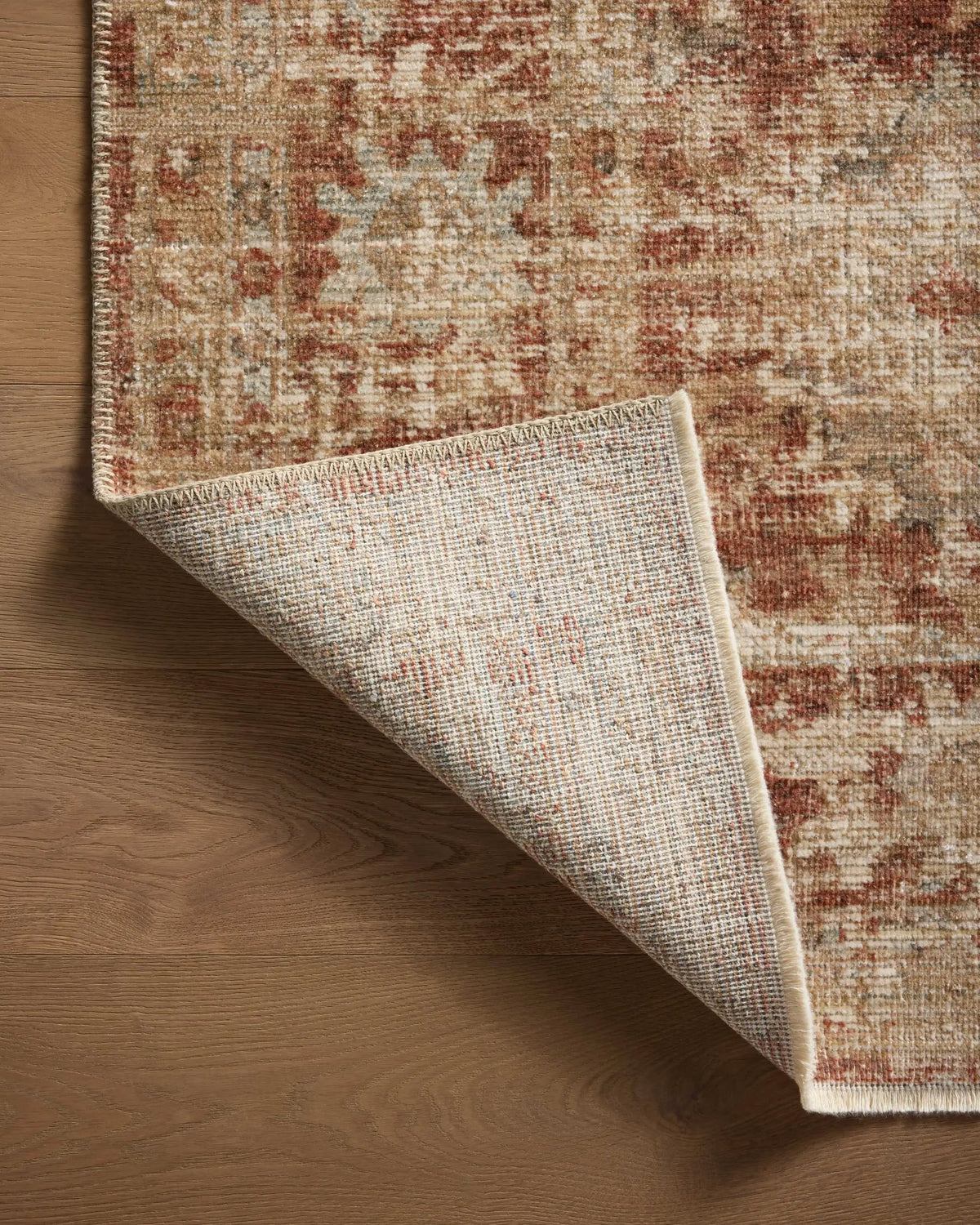 Heritage HER-03 Brick / Multi Area Rug by Loloi