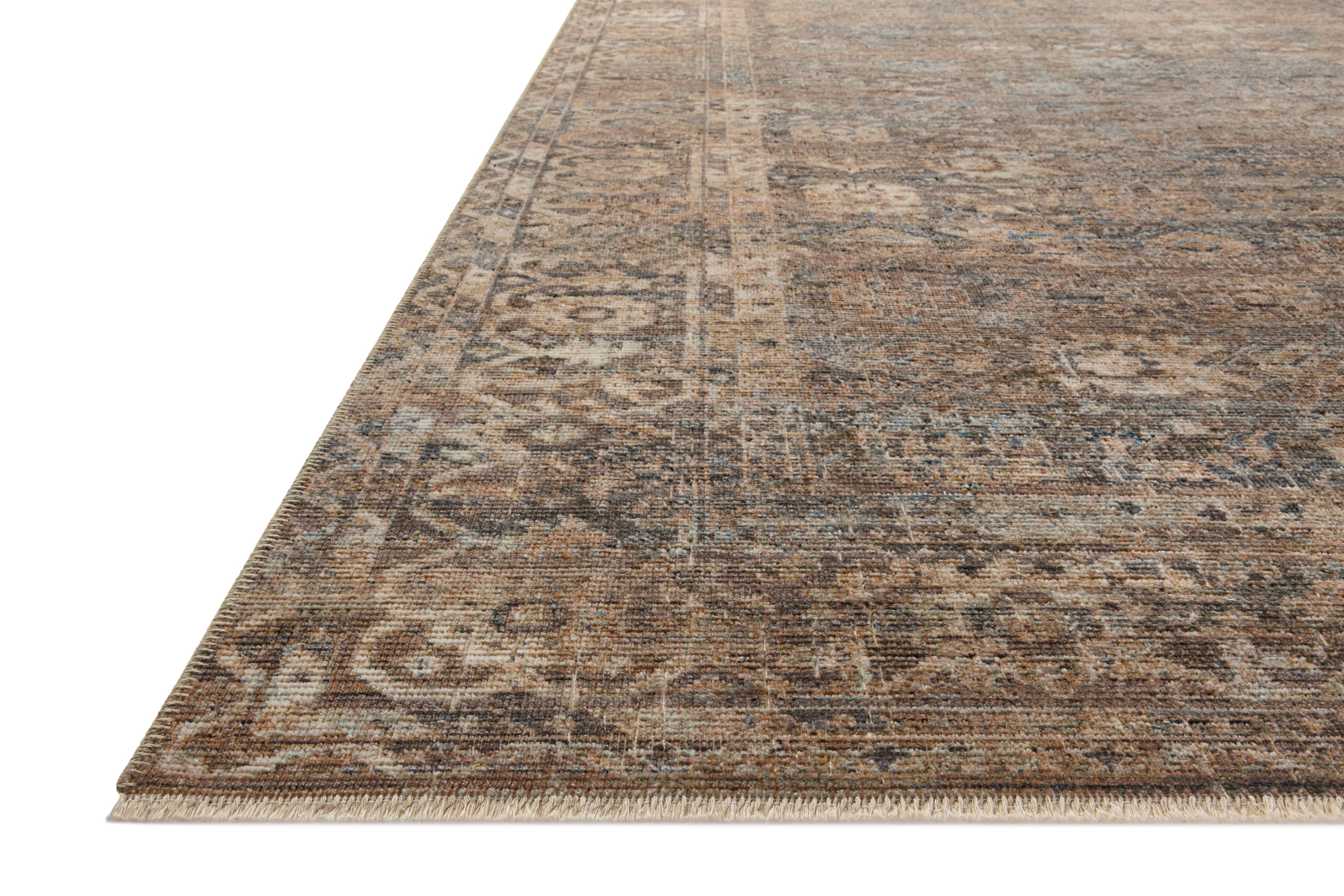 Loloi Heritage HER-07 Mocha / Denim Area Rug
