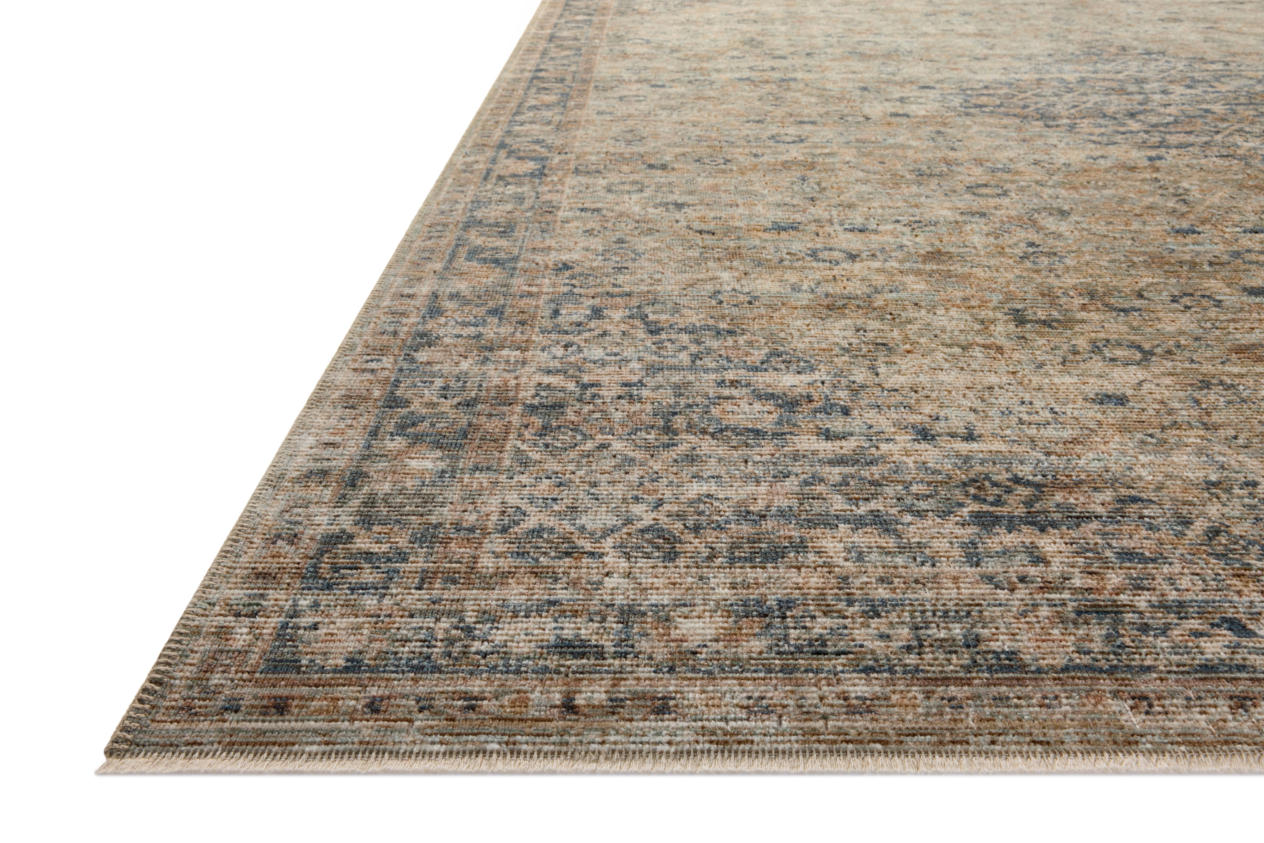 Loloi Heritage HER-08 Sage / Navy Area Rug