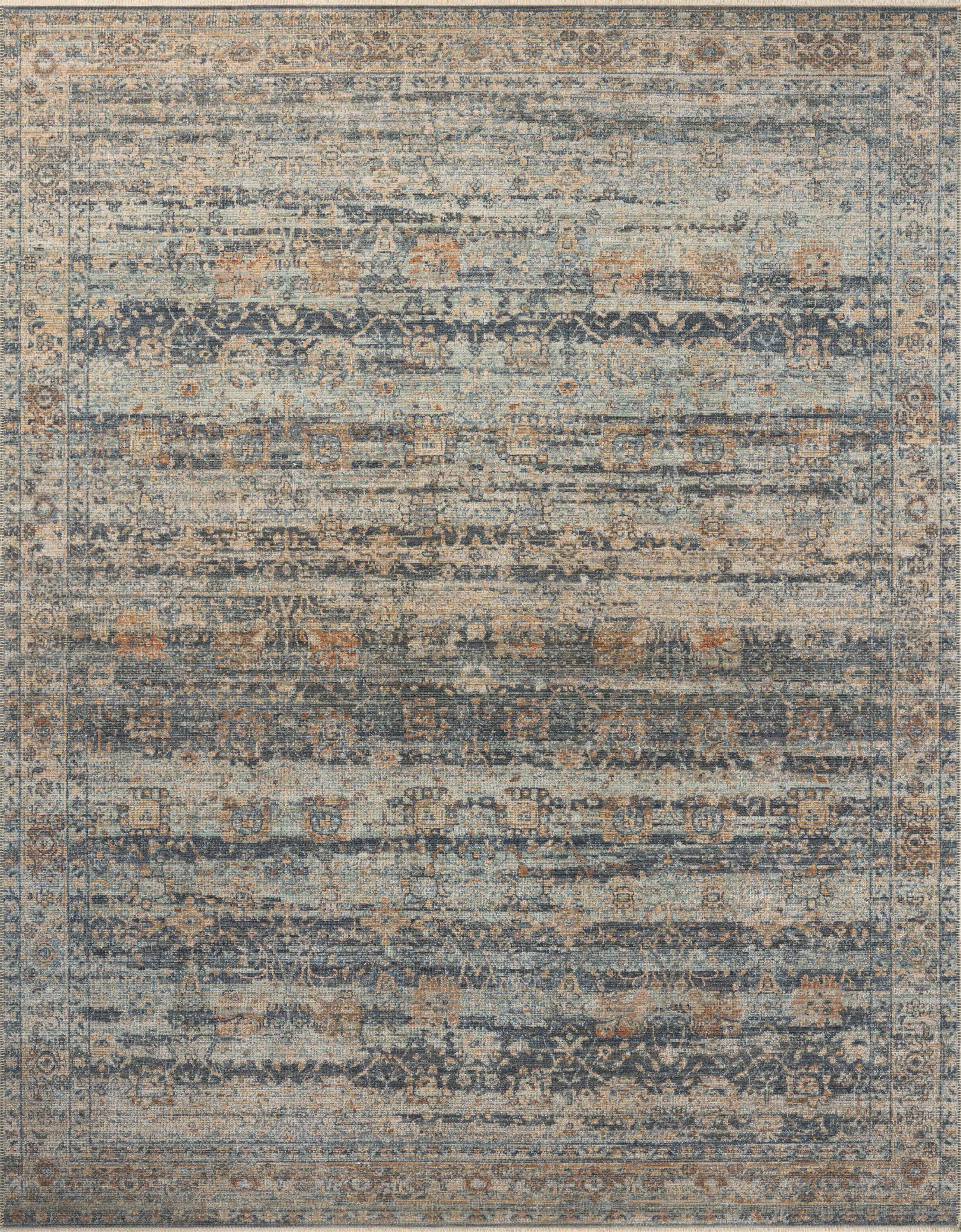Loloi Heritage HER-09 Sky / Sunset Area Rug