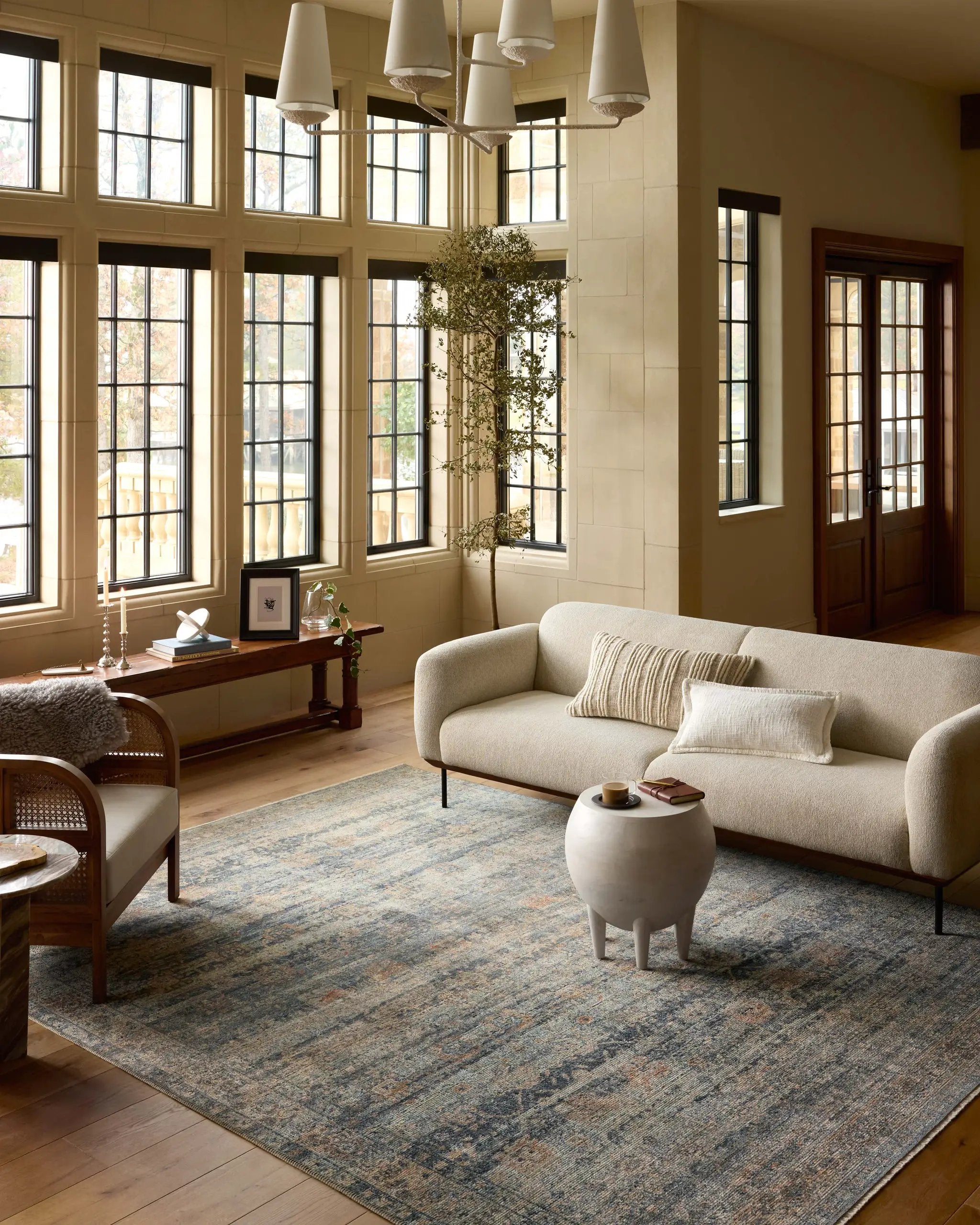 Heritage HER-09 Sky / Sunset Area Rug by Loloi