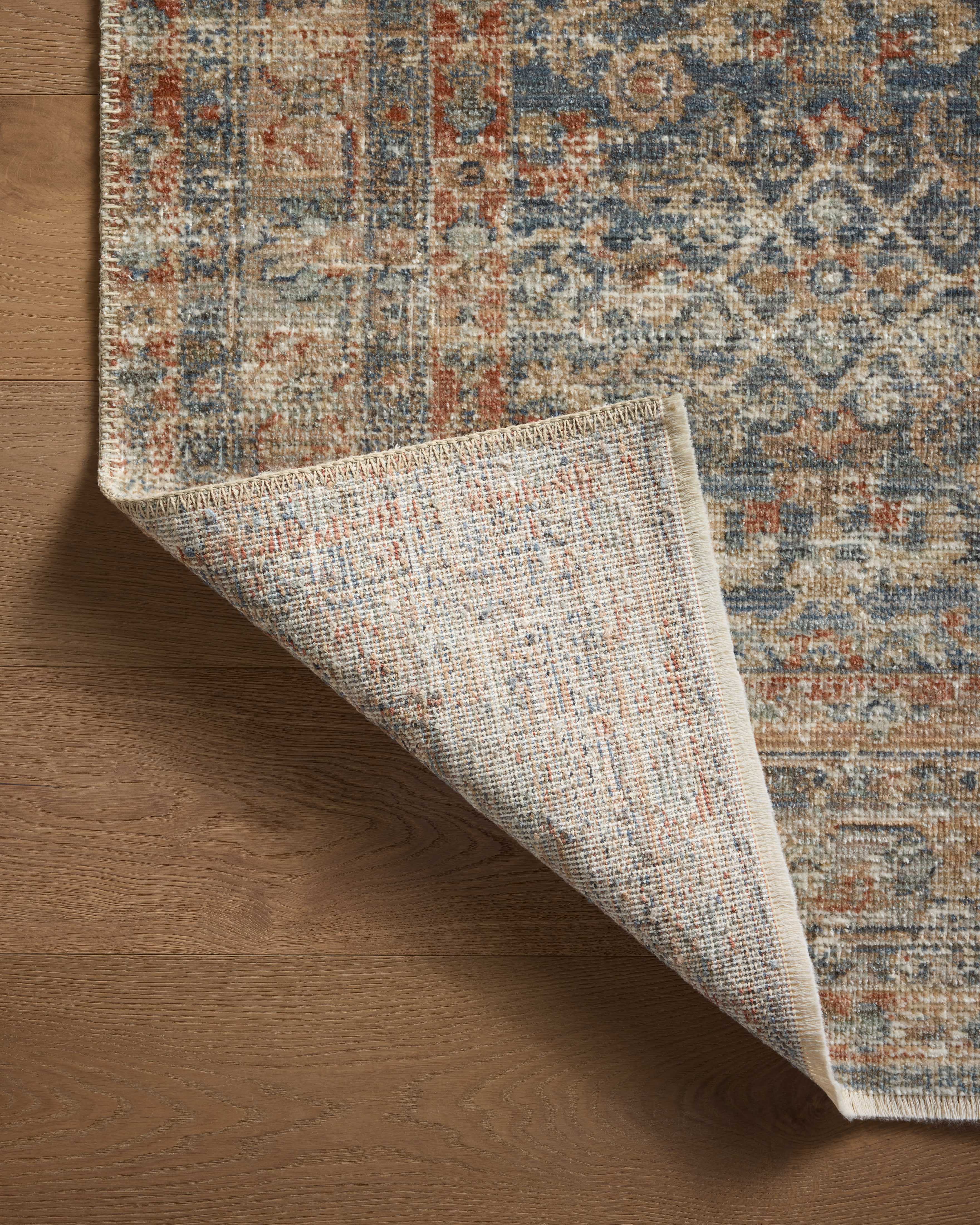Loloi Heritage HER-12 Blue / Rust Area Rug