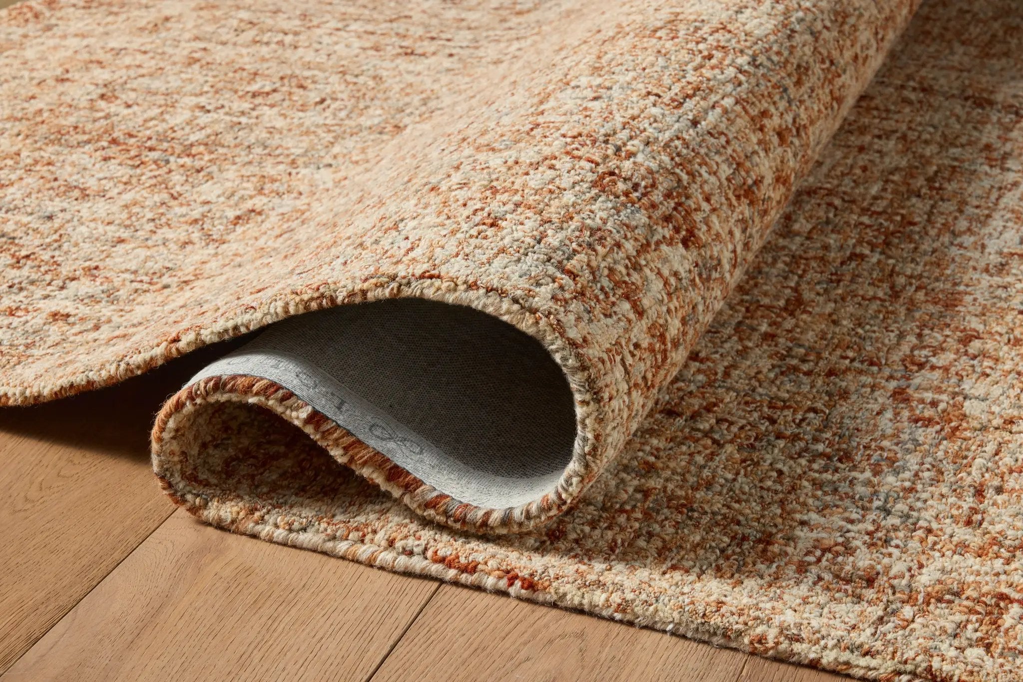 Harlow HLO-01 Rust / Charcoal Area Rug by Loloi