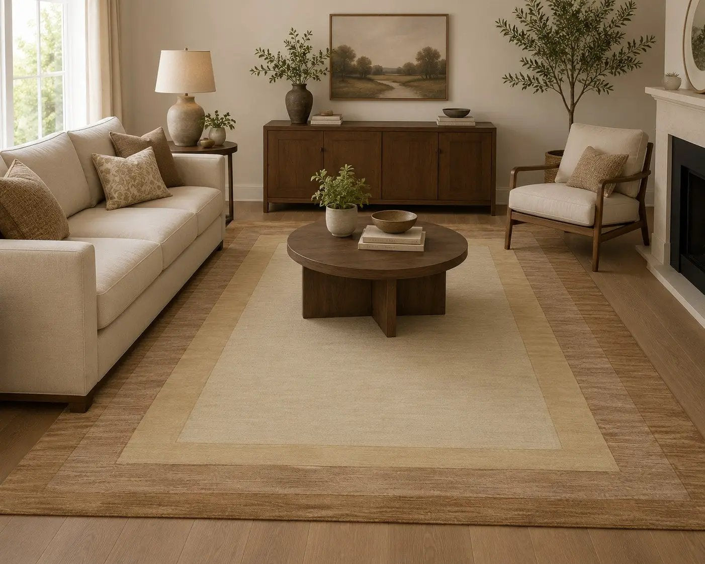 Hamilton HM-01 Beige Area Rug by Loloi