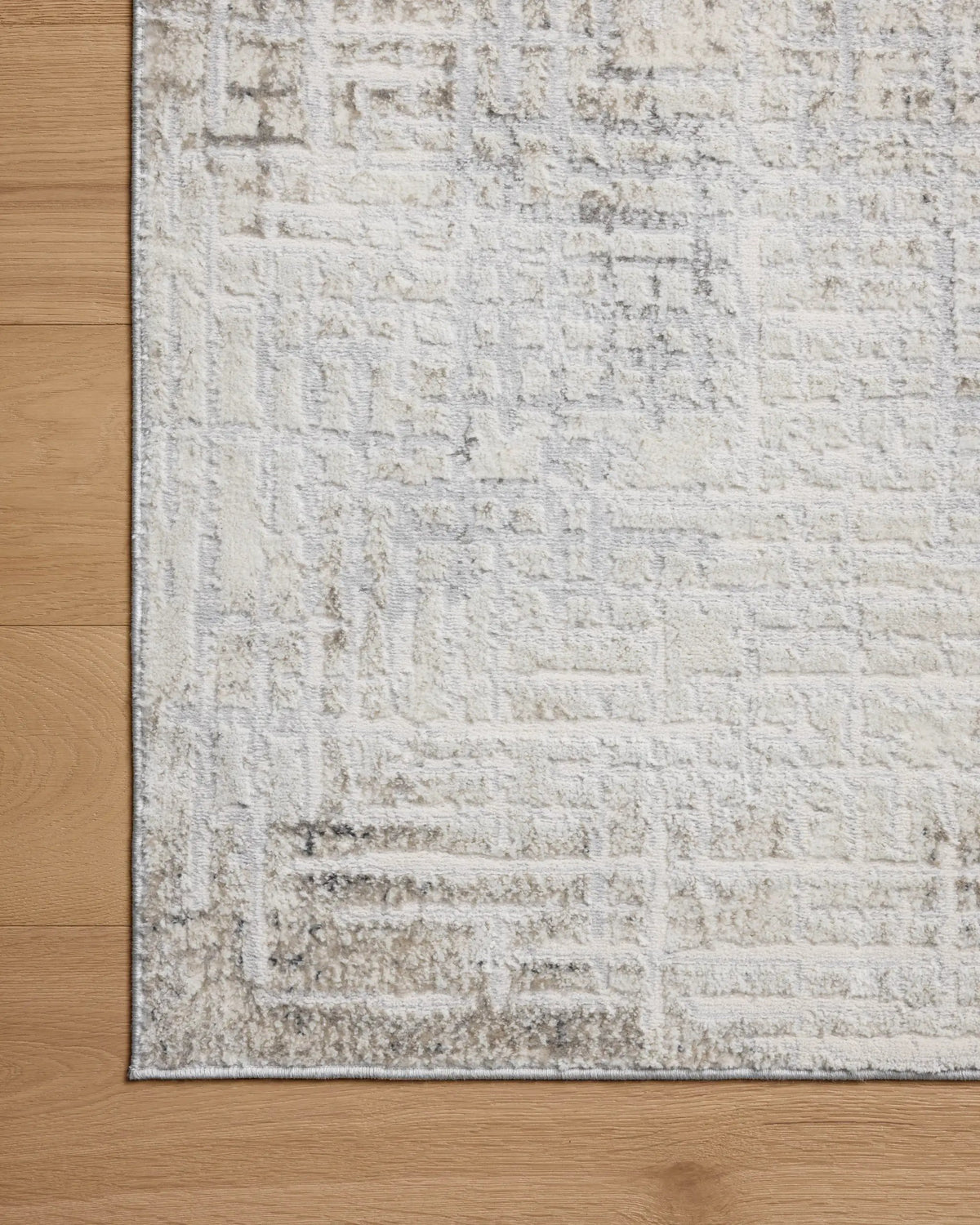 Hollis HOL-03 Ivory / Stone Area Rug by Loloi