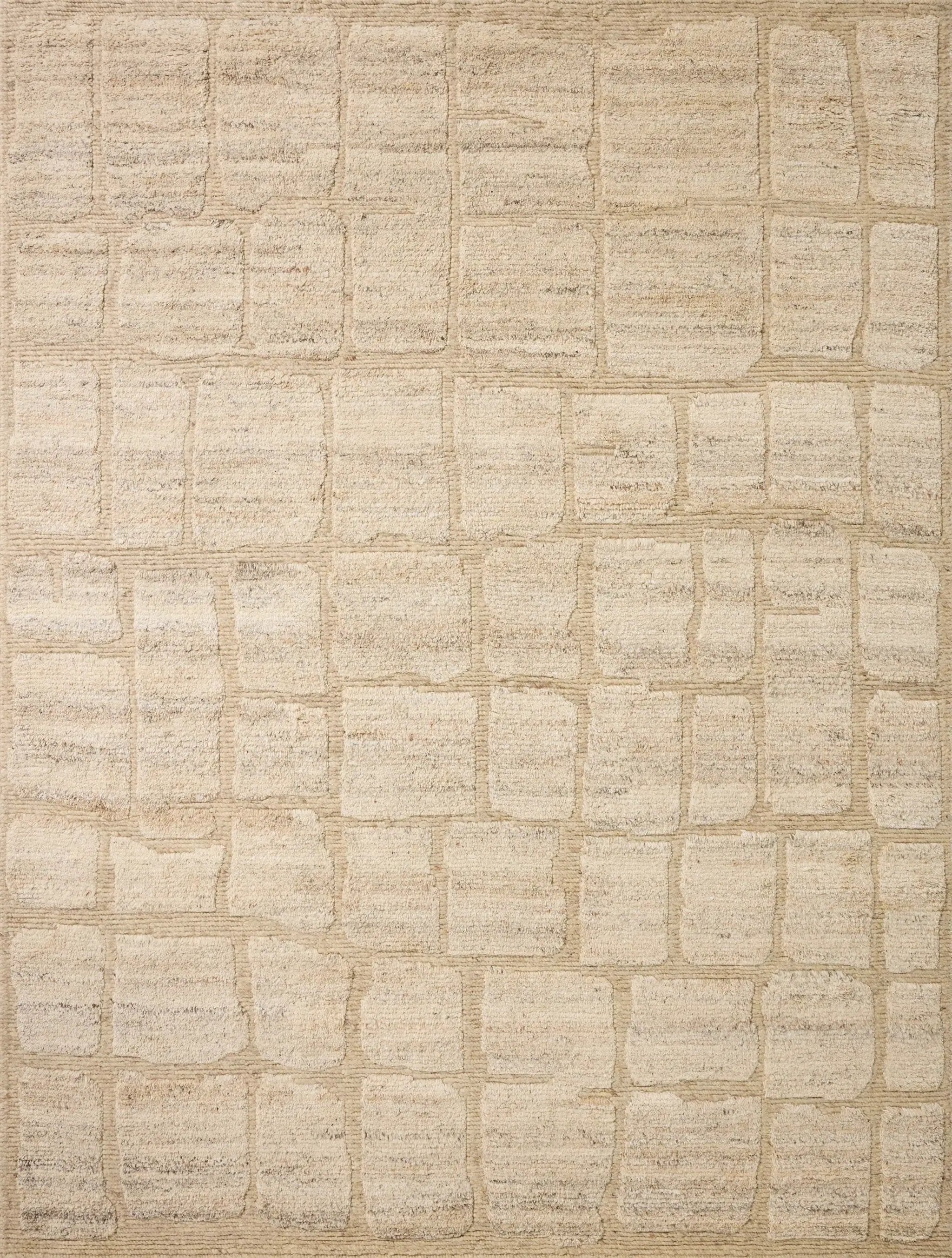 Loloi Hughes HUS-01 Natural Area Rug - Rugs Hand Knotted Rug