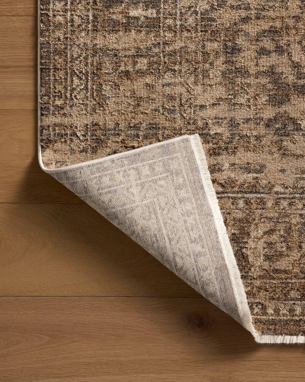 Haywood HYD-01 Granite / Natural Area Rug by Loloi