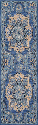Momeni Ibiza IBI-1 Denim Hand Tufted Area Rug
