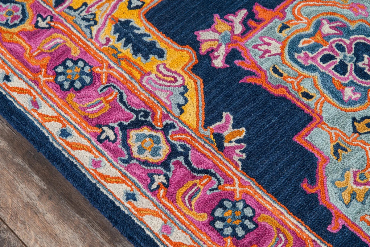 Ibiza IBI-1 Navy Area Rug by Momeni