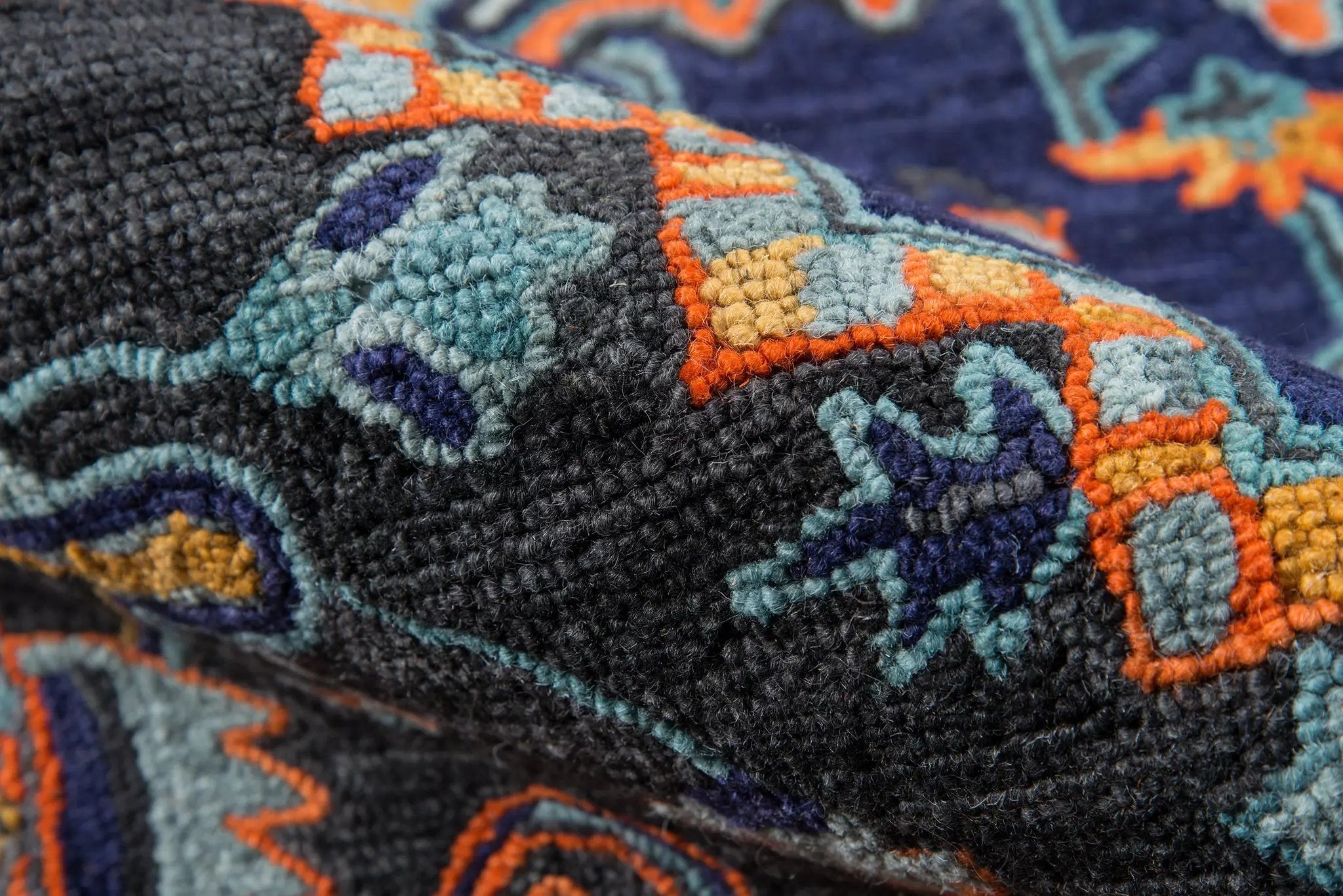 Ibiza IBI-2 Navy Area Rug by Momeni