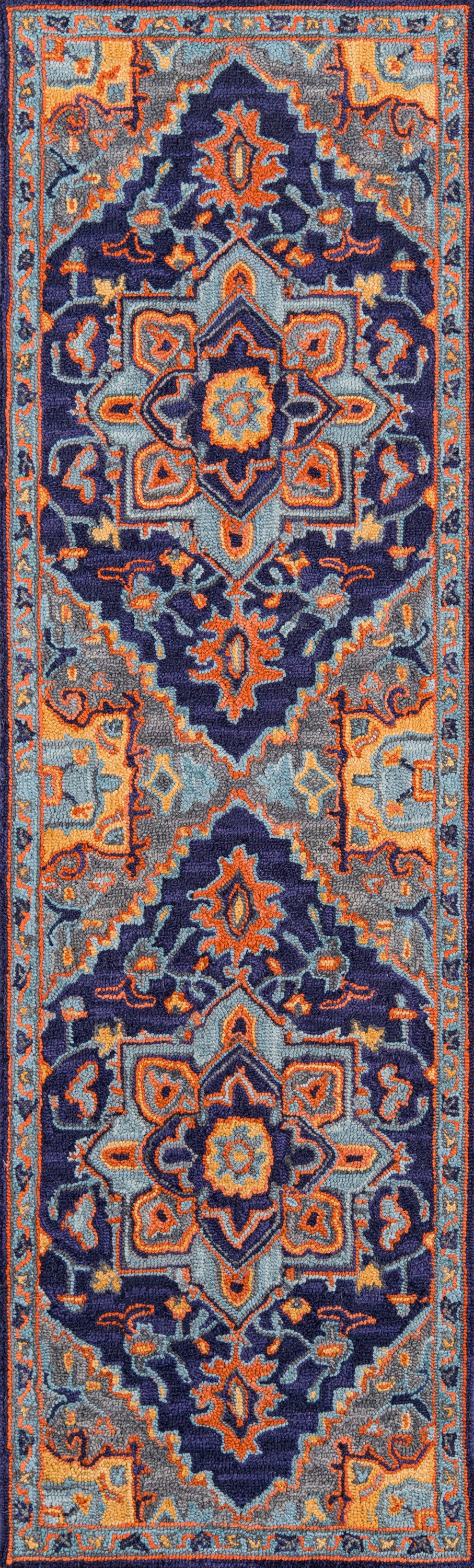 Momeni Ibiza IBI-2 Navy Hand Tufted Area Rug