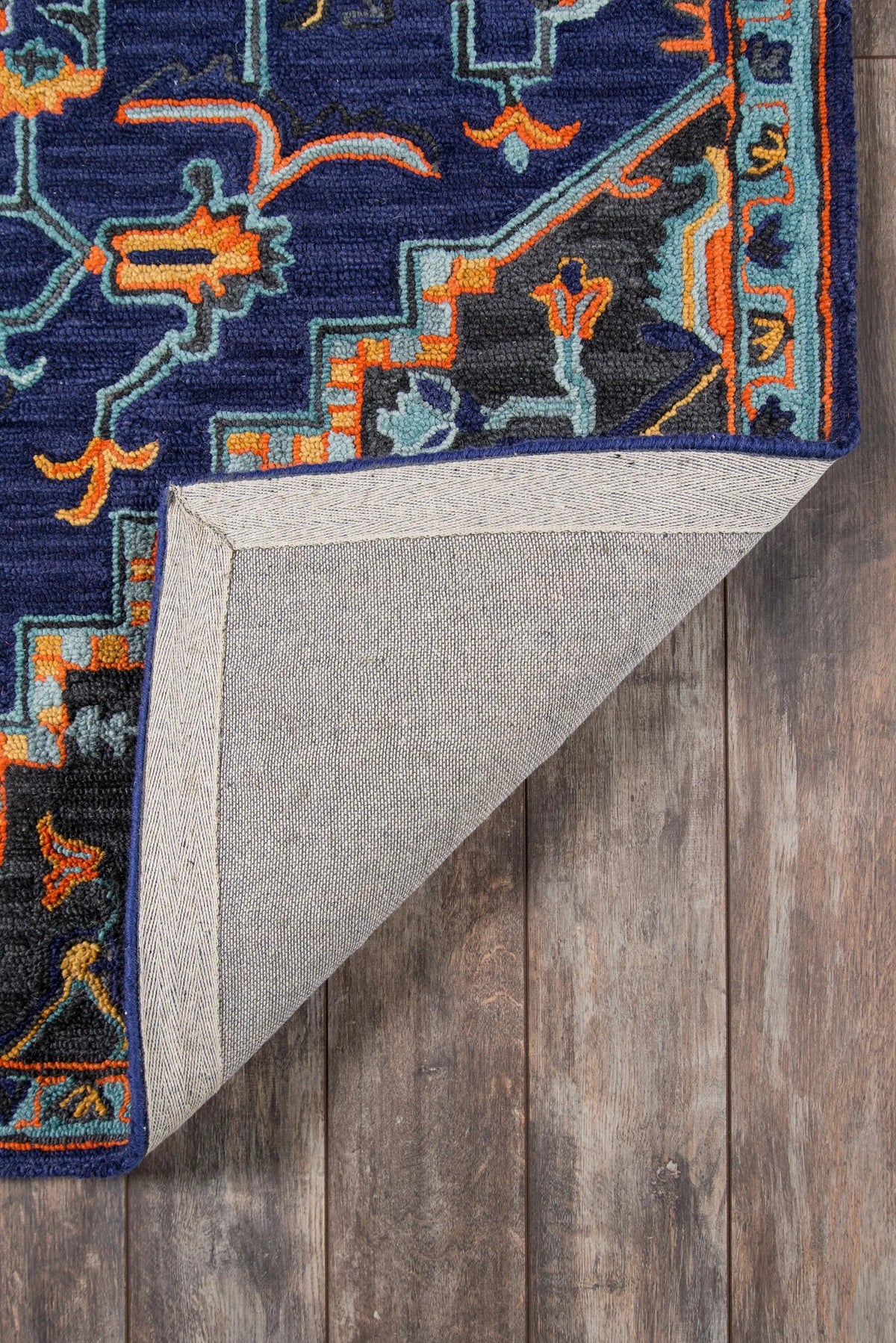 Ibiza IBI-2 Navy Area Rug by Momeni