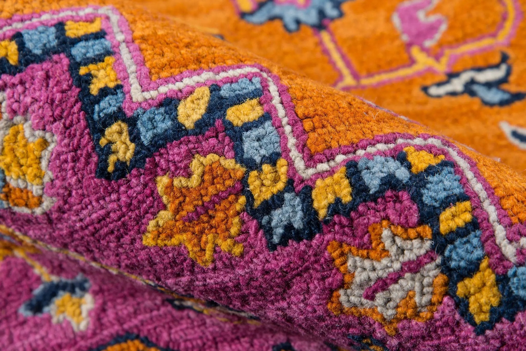 Ibiza IBI-2 Orange Area Rug by Momeni