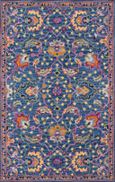Momeni Ibiza IBI-3 Blue Hand Tufted Area Rug
