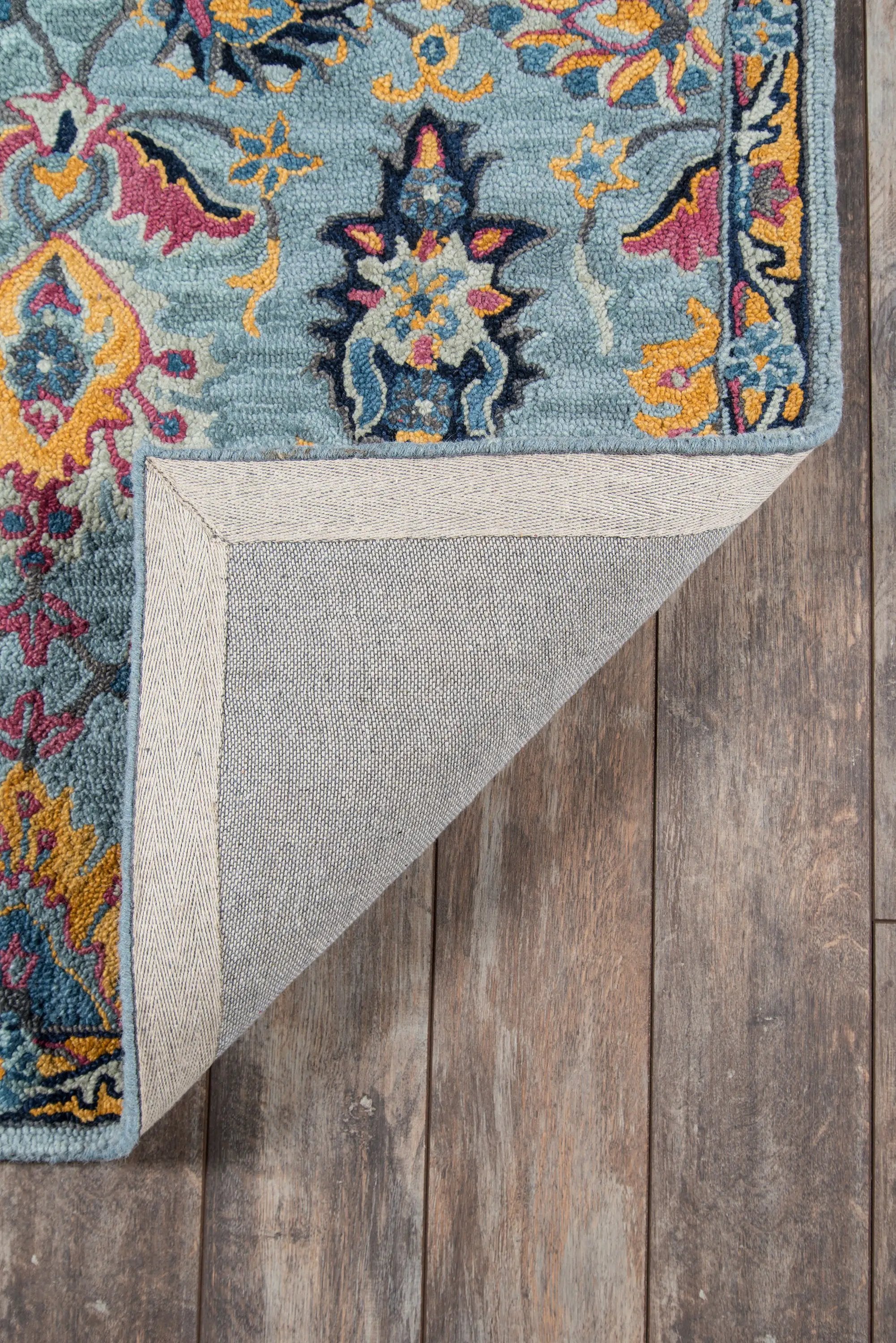 Ibiza IBI-4 Blue Area Rug by Momeni