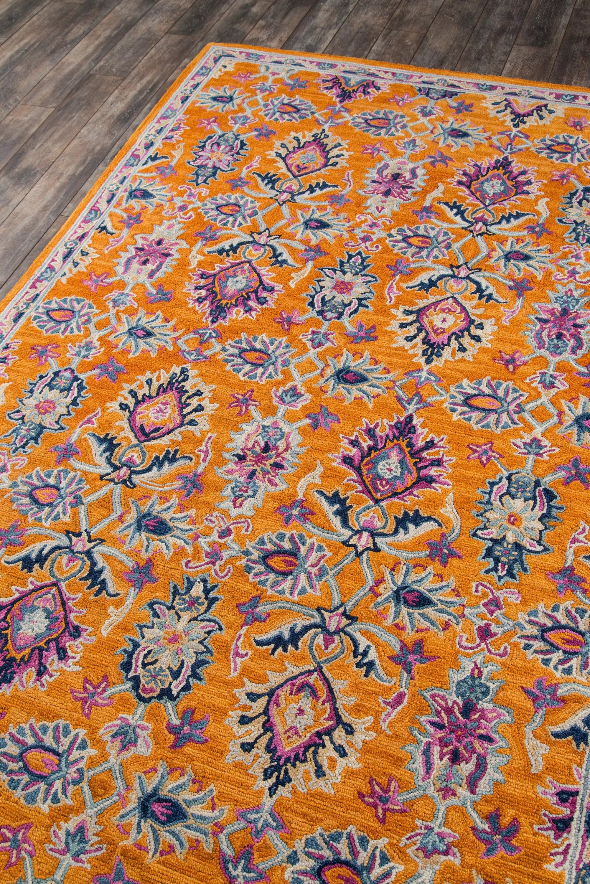 Ibiza IBI-4 Orange Area Rug by Momeni