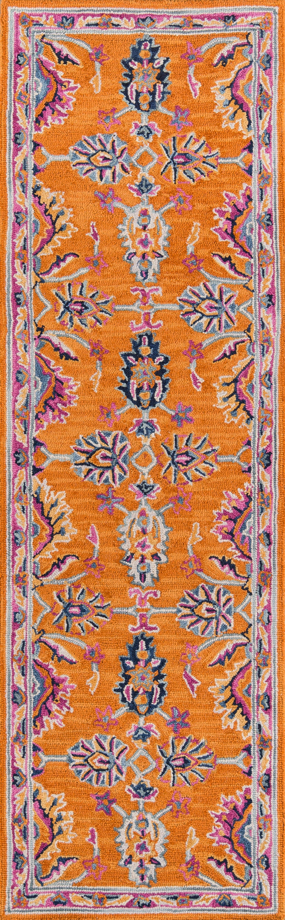 Momeni Ibiza IBI-4 Orange Hand Tufted Area Rug
