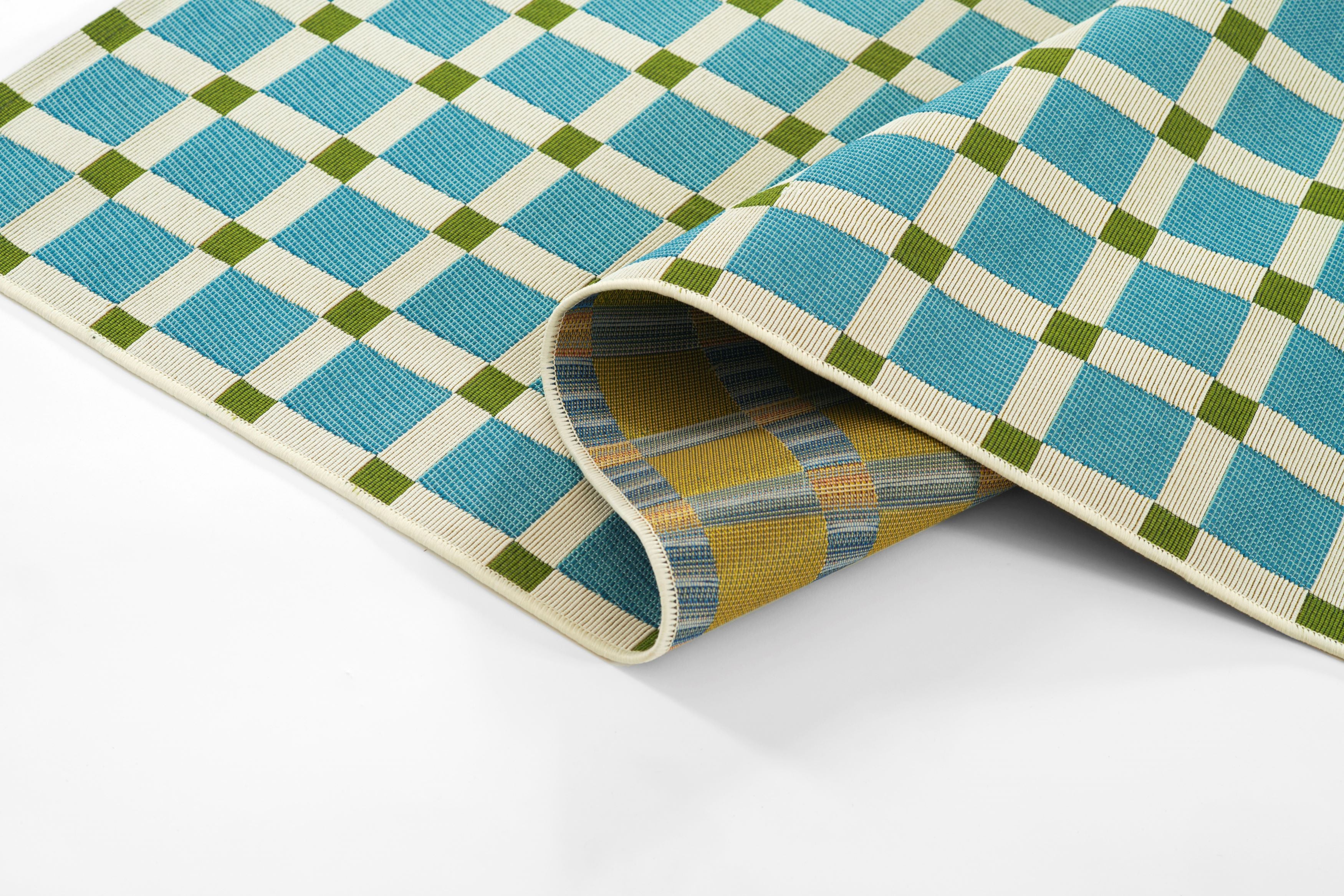 Novogratz x Momeni Iconic ICN-1 Blue Area Rug