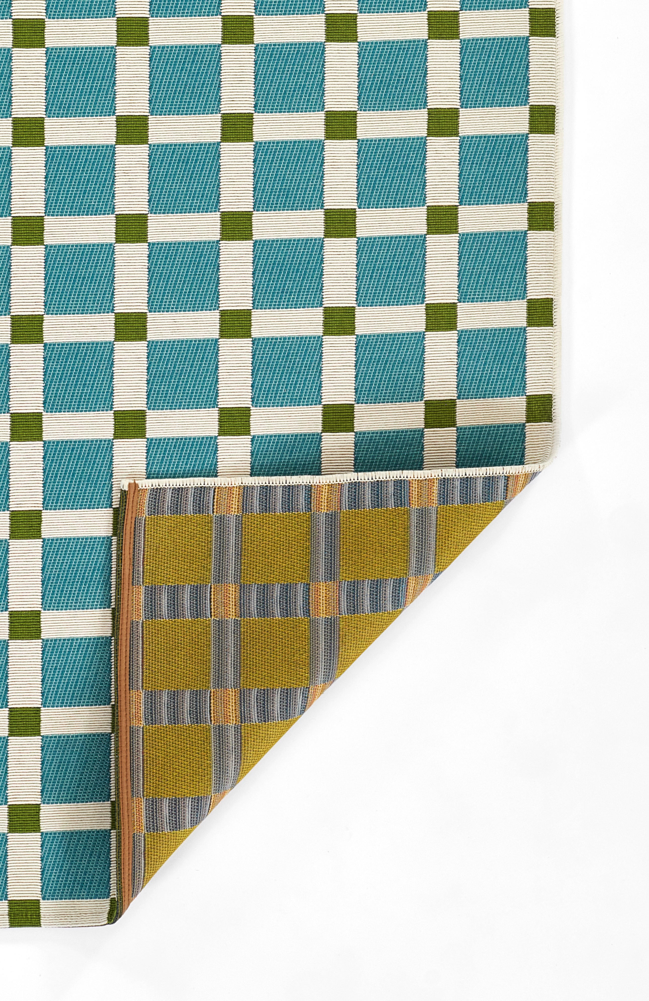 Novogratz x Momeni Iconic ICN-1 Blue Area Rug