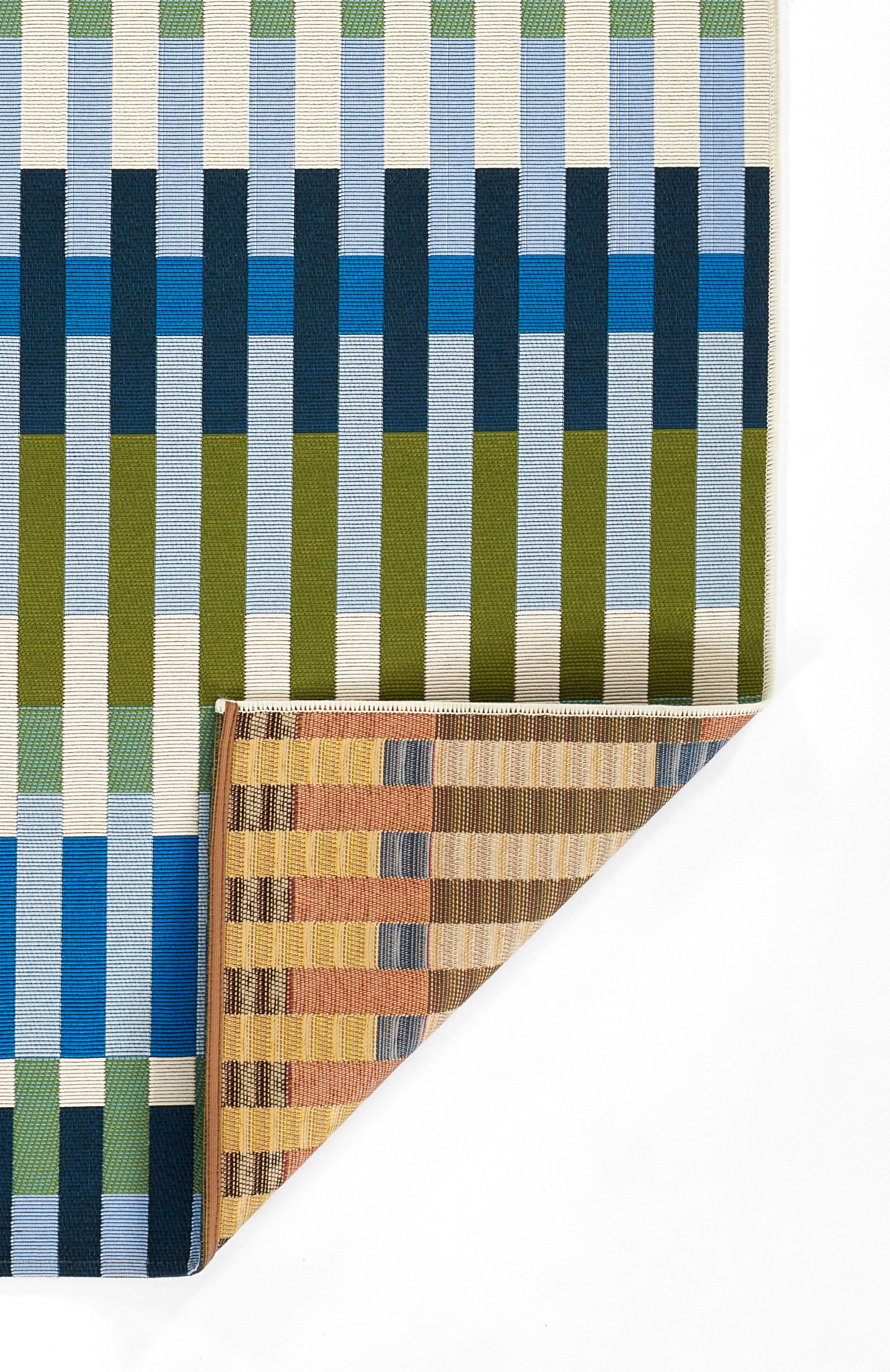 Novogratz x Momeni Iconic ICN-2 Blue Area Rug