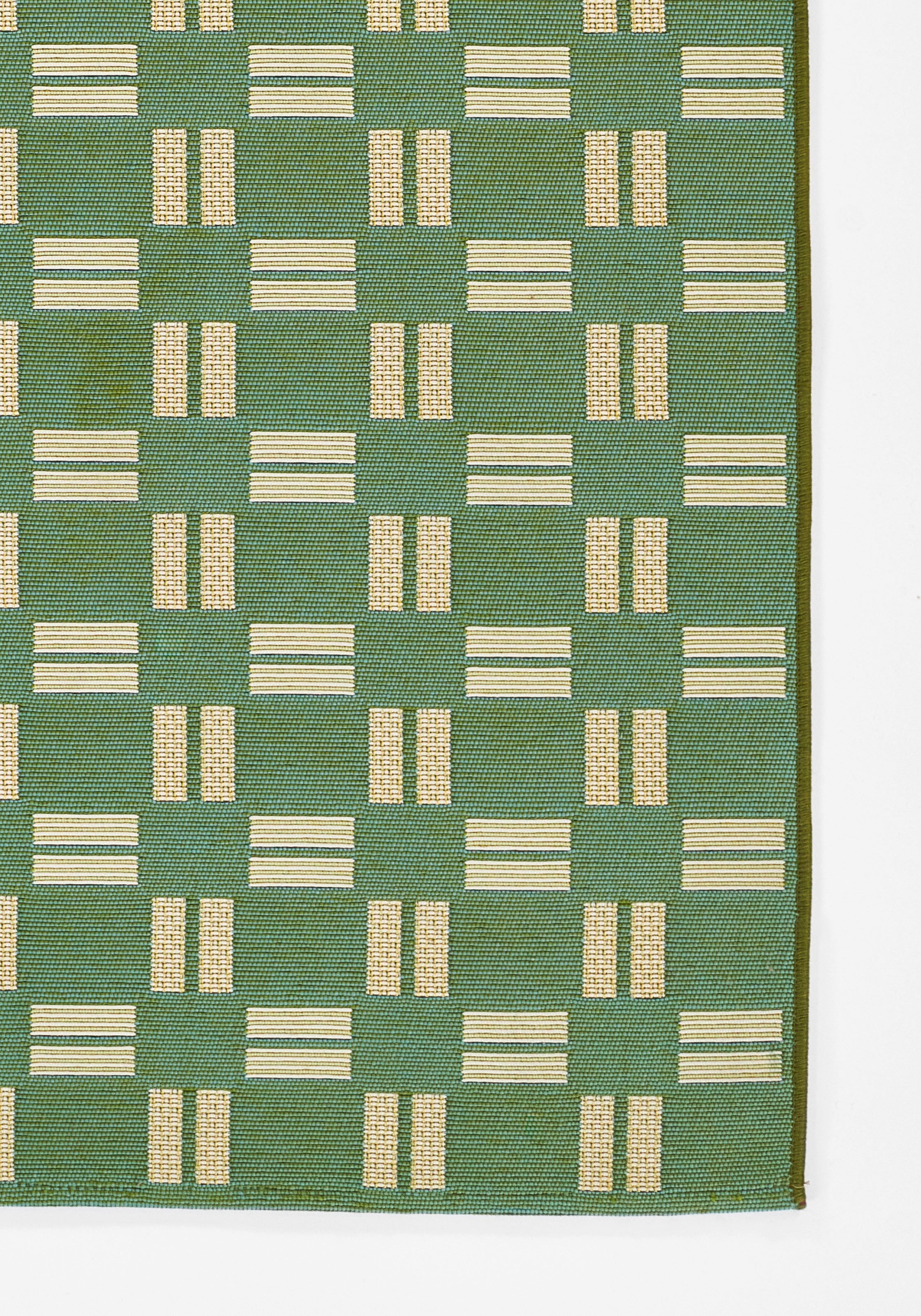 Novogratz x Momeni Iconic ICN-3 Green Area Rug