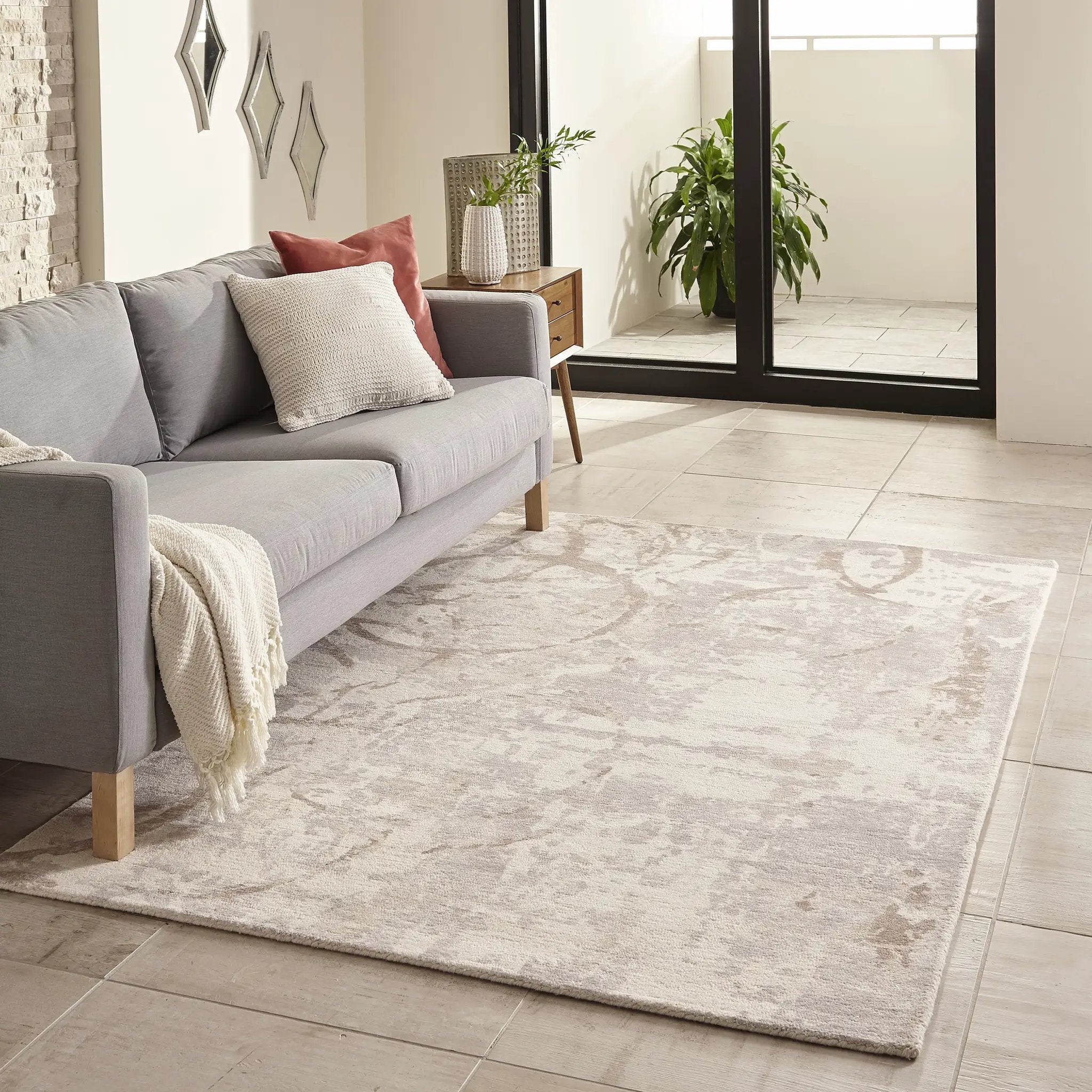 Illusions IL-01 Beige Area Rug by Momeni