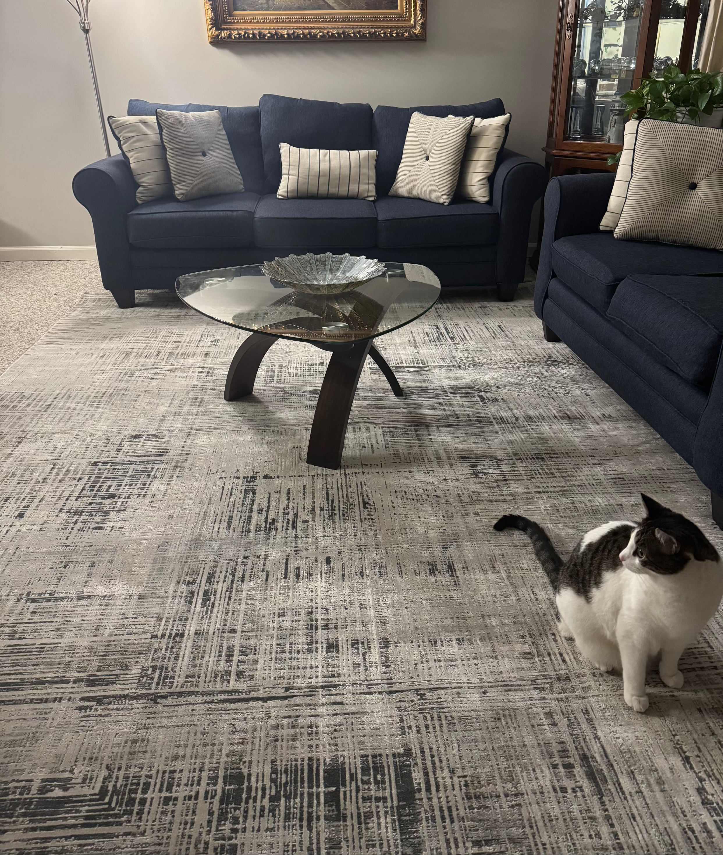 Rug Resources Abstract Machine Viscose Area Rug Collection