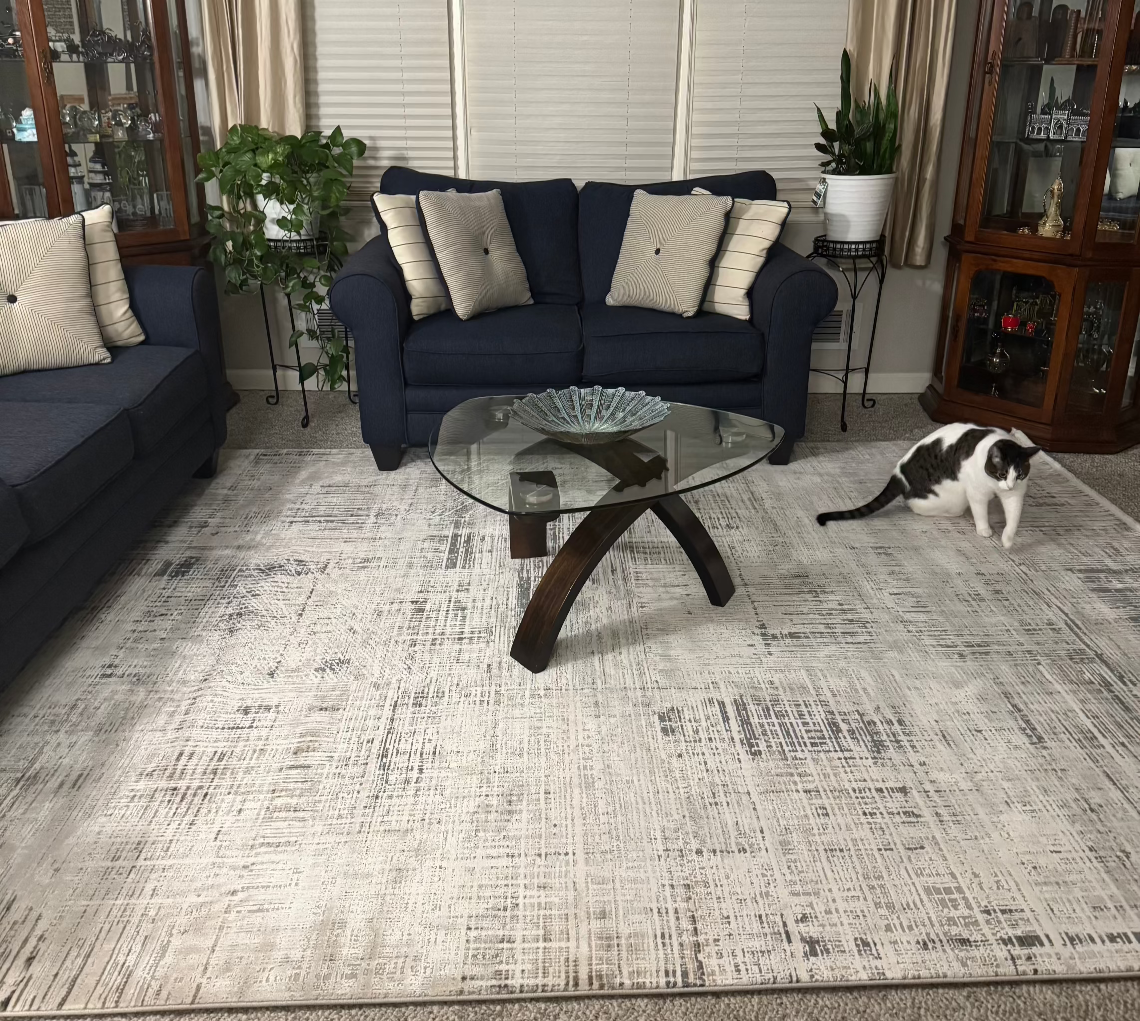 Rug Resources Abstract Machine Viscose Area Rug Collection