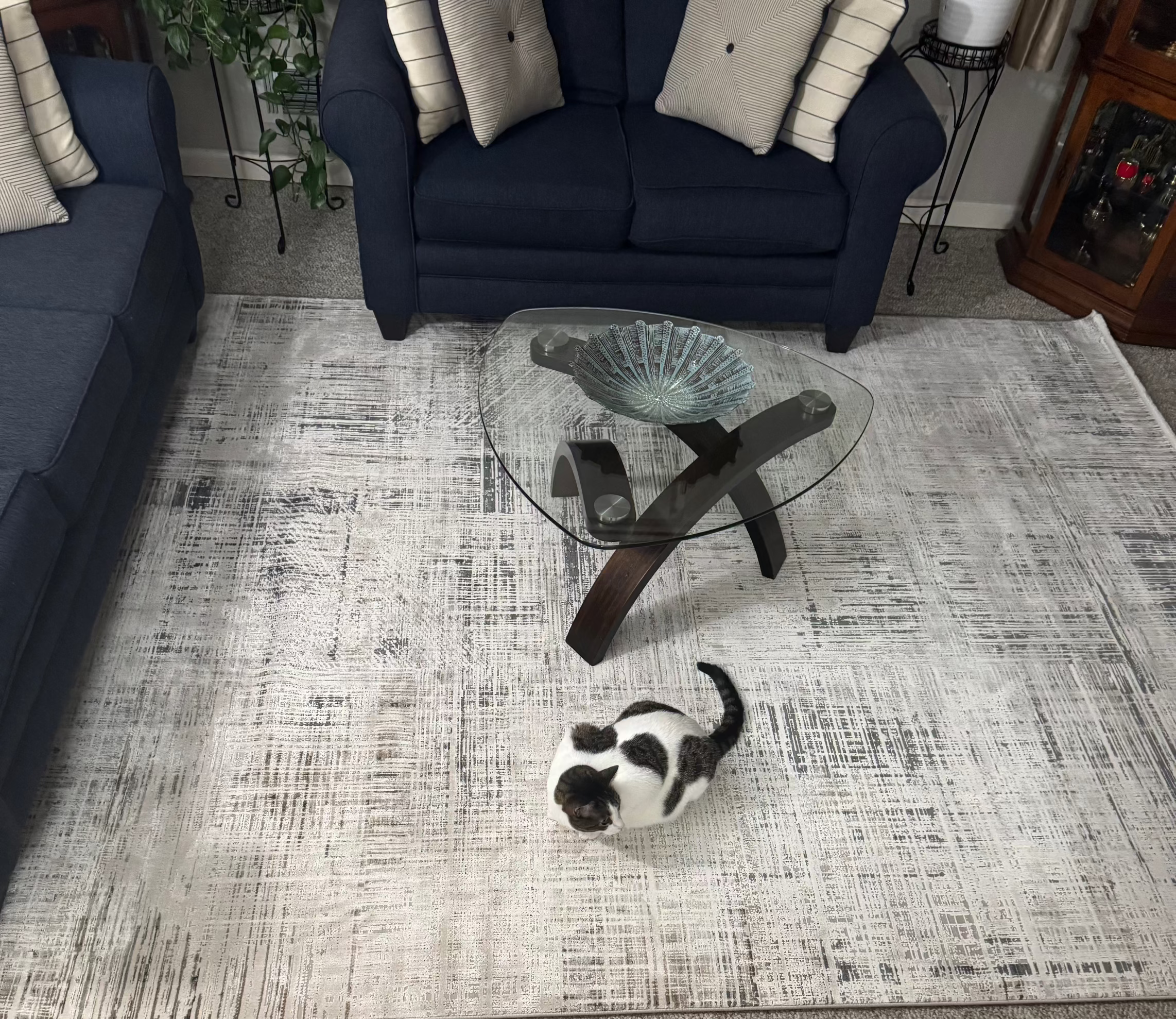 Rug Resources Abstract Machine Viscose Area Rug Collection