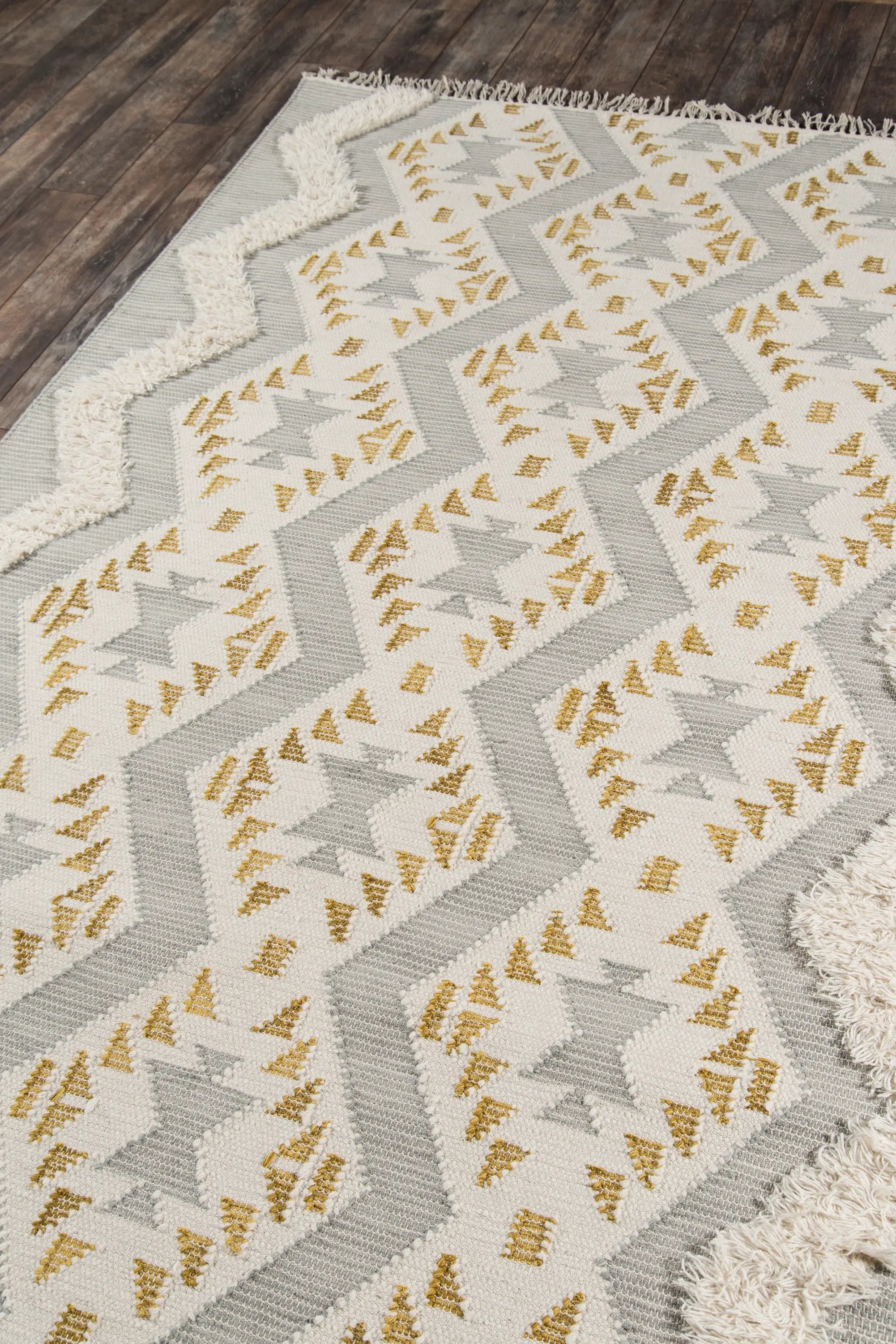 Indio IND-1 (Beverly) Gray Area Rug by Novogratz by Momeni