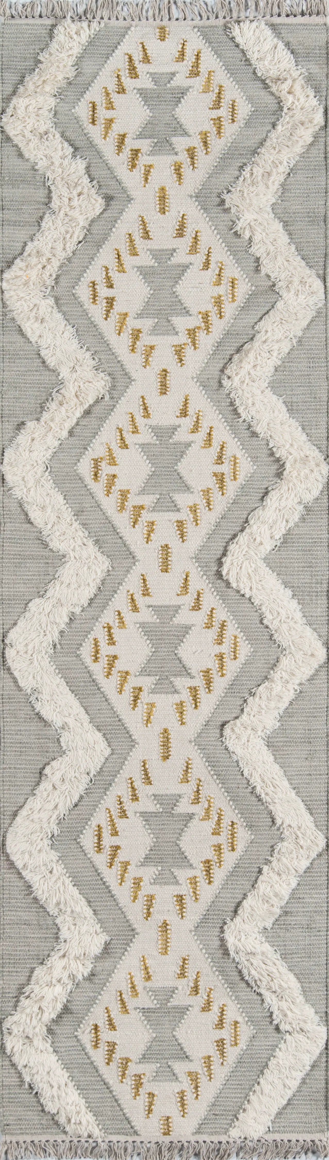 Indio IND-1 (Beverly) Gray Area Rug by Novogratz by Momeni
