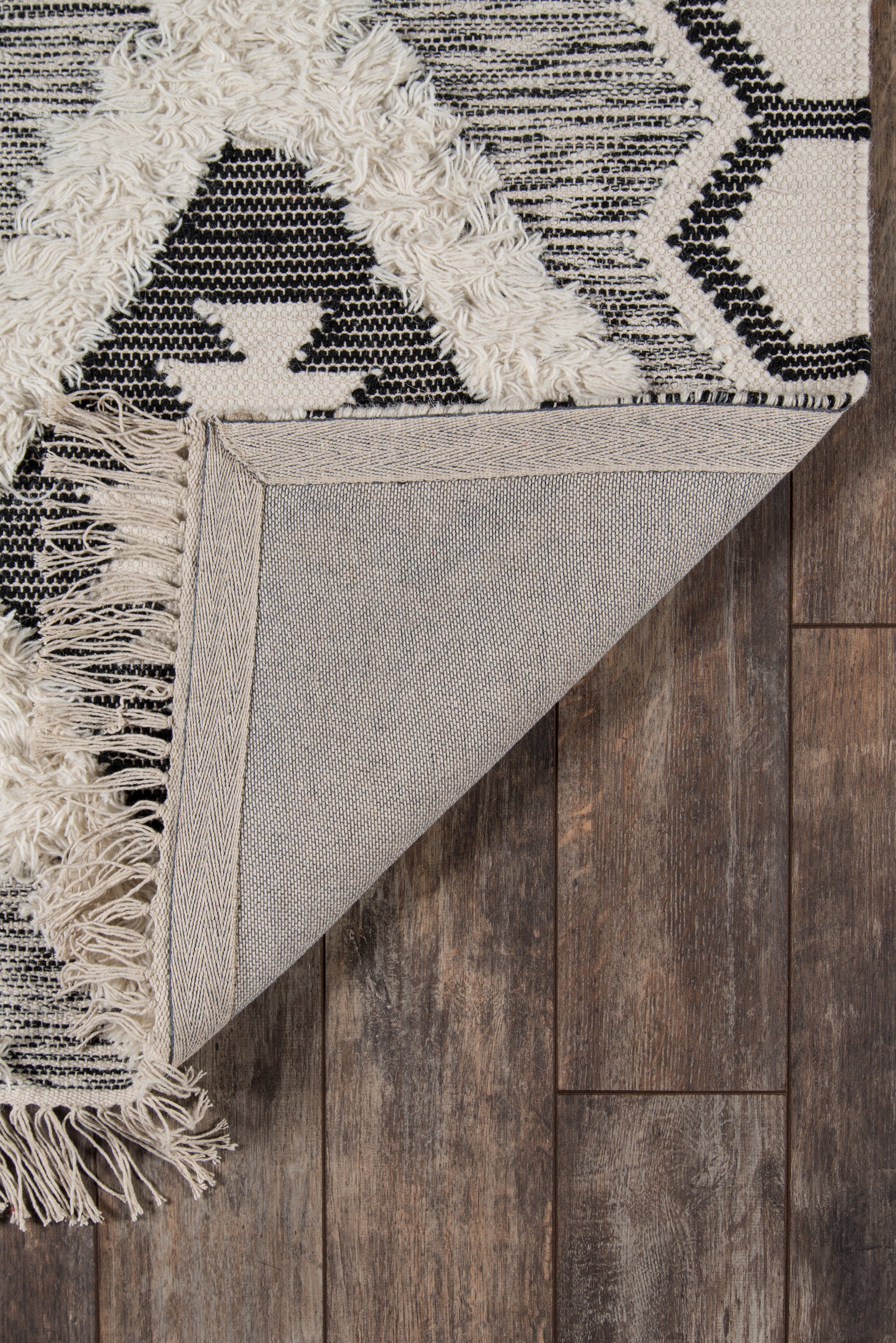 Novogratz Indio IND-5 Black Hand Woven Area Rug by Momeni