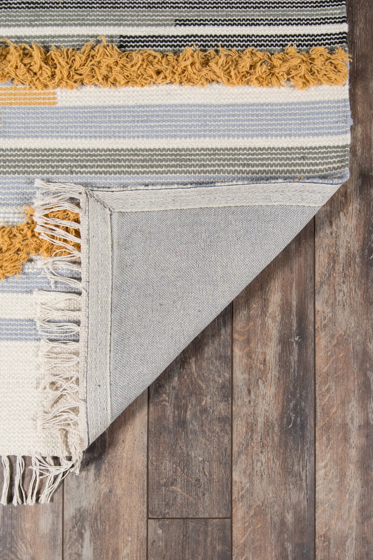 Indio IND-6 (Feliz) Mustard Area Rug by Novogratz by Momeni