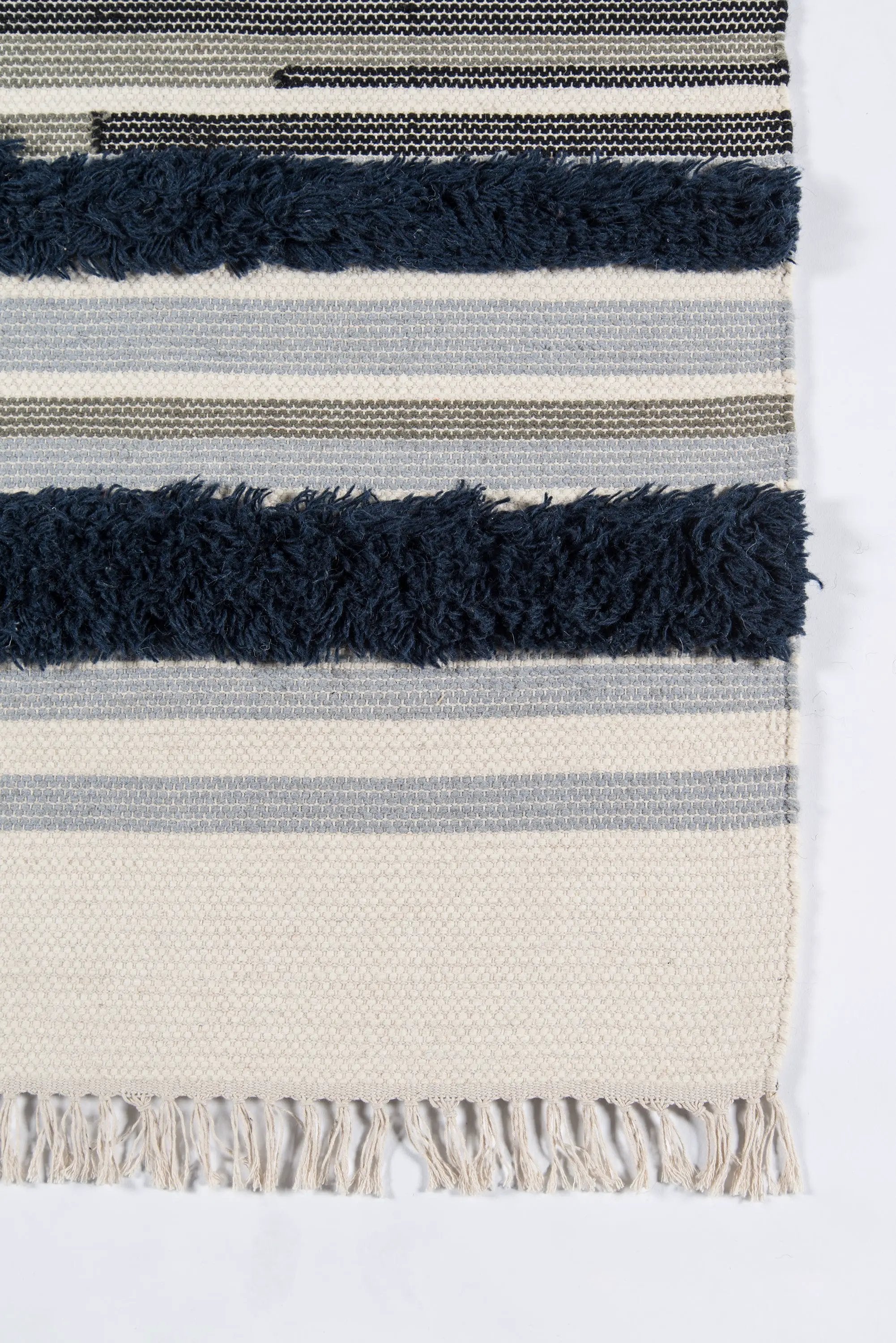 Indio IND-6 (Feliz) Navy Area Rug by Novogratz by Momeni