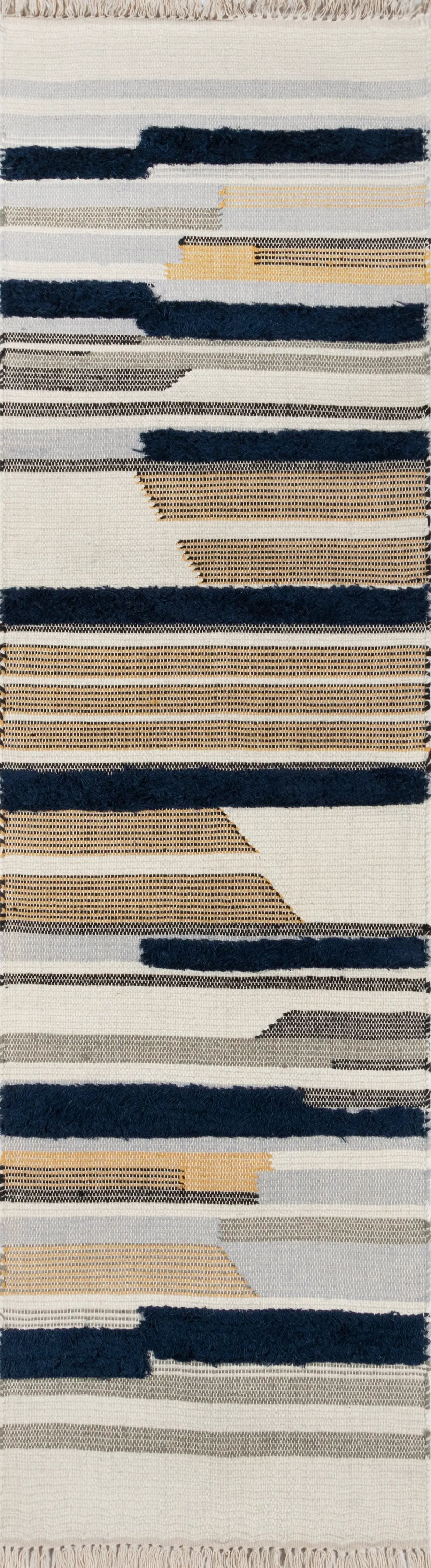 Indio IND-6 (Feliz) Navy Area Rug by Novogratz by Momeni