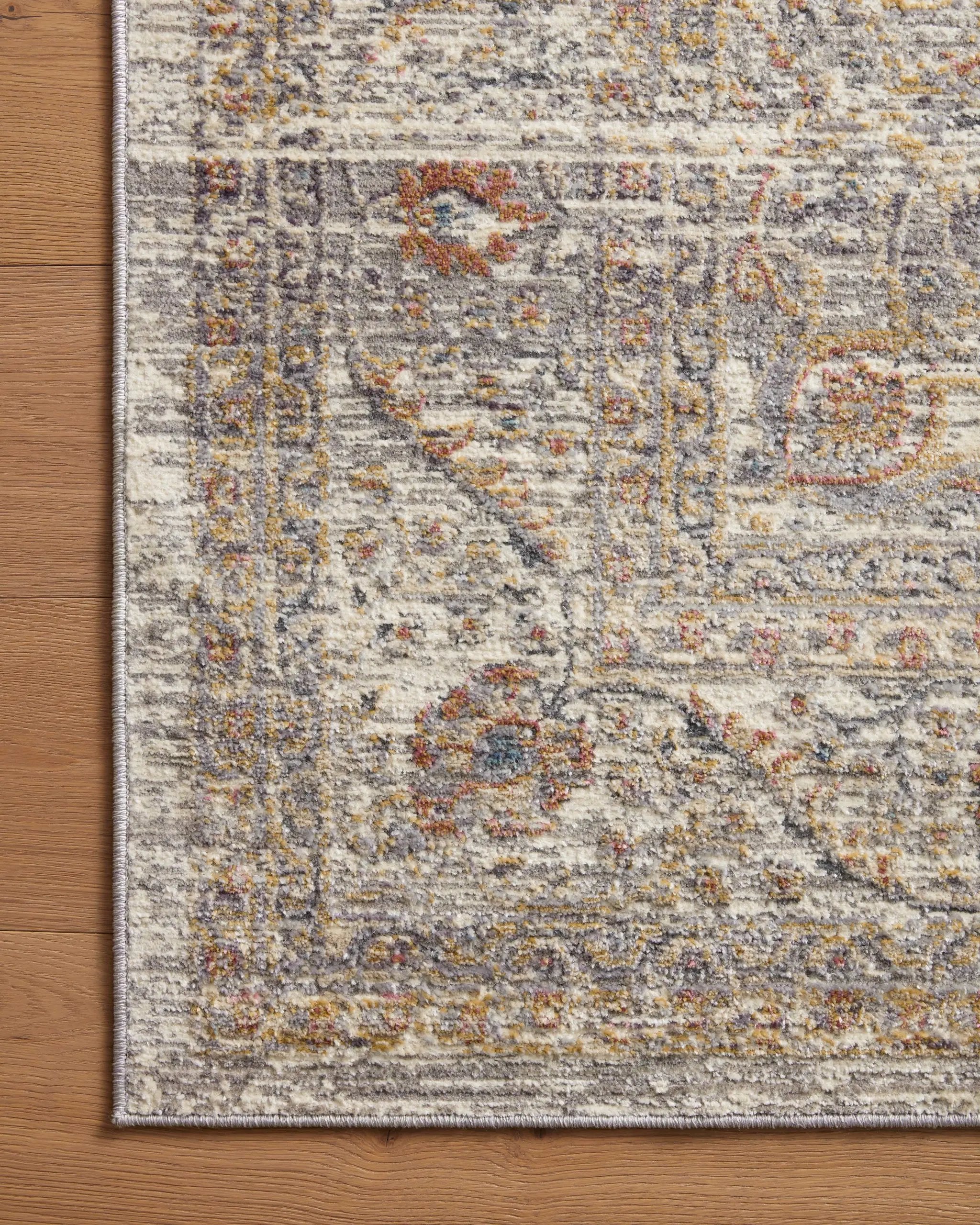 Indra INA-01 Stone / Multi Area Rug by Loloi