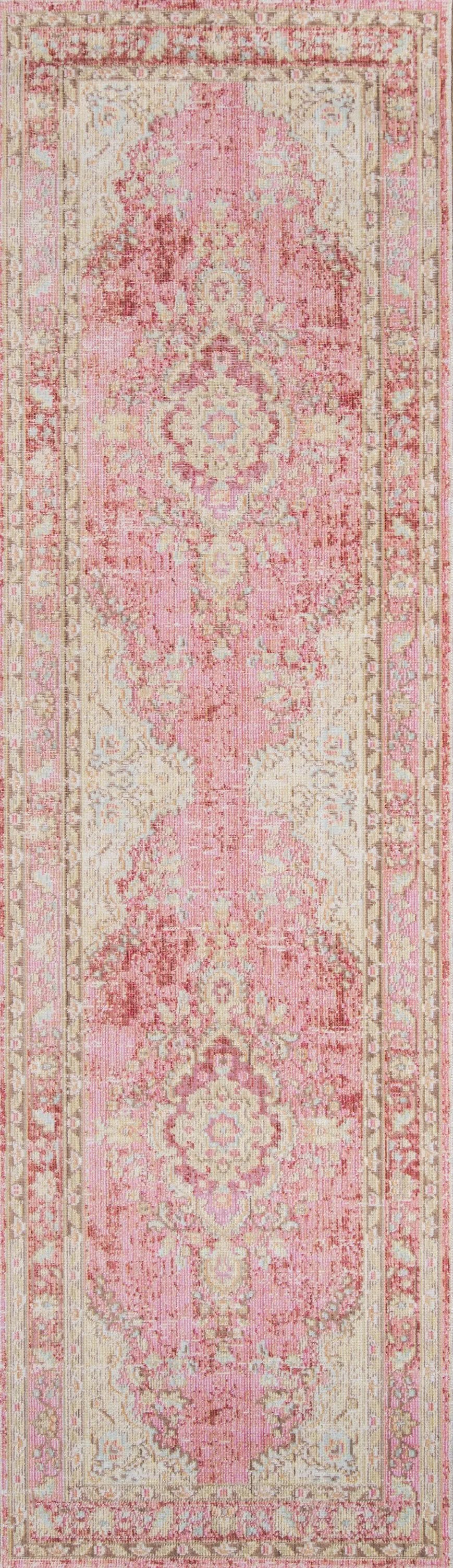 Isabella ISA-1 Pink Area Rug by Momeni