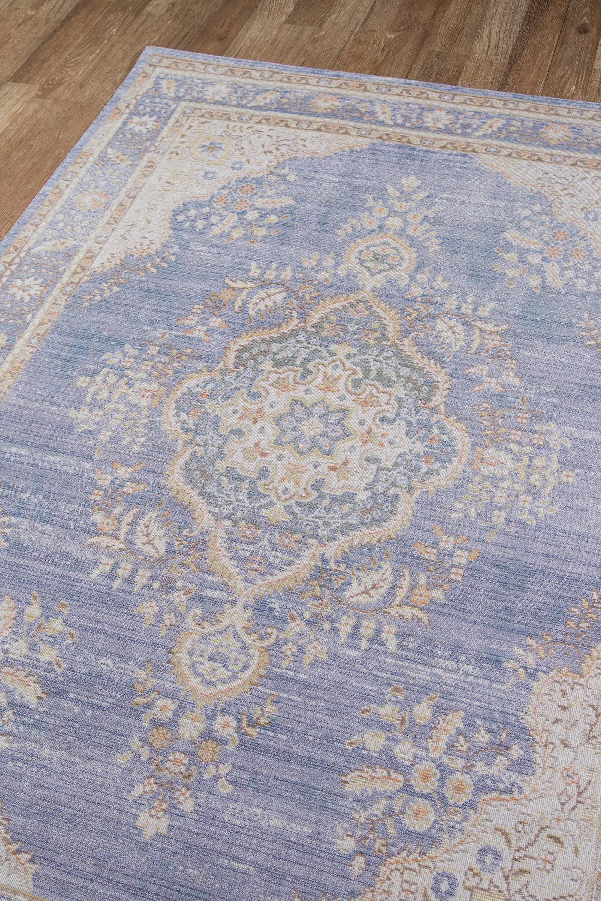 Isabella ISA-1 Periwinkle Area Rug by Momeni