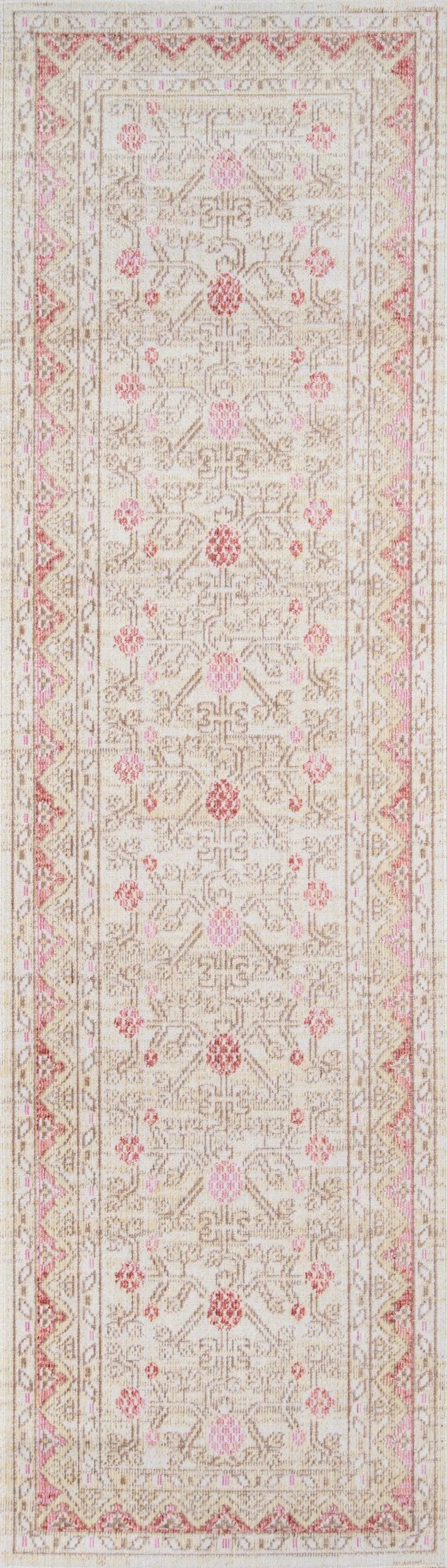Isabella ISA-3 Pink Area Rug by Momeni