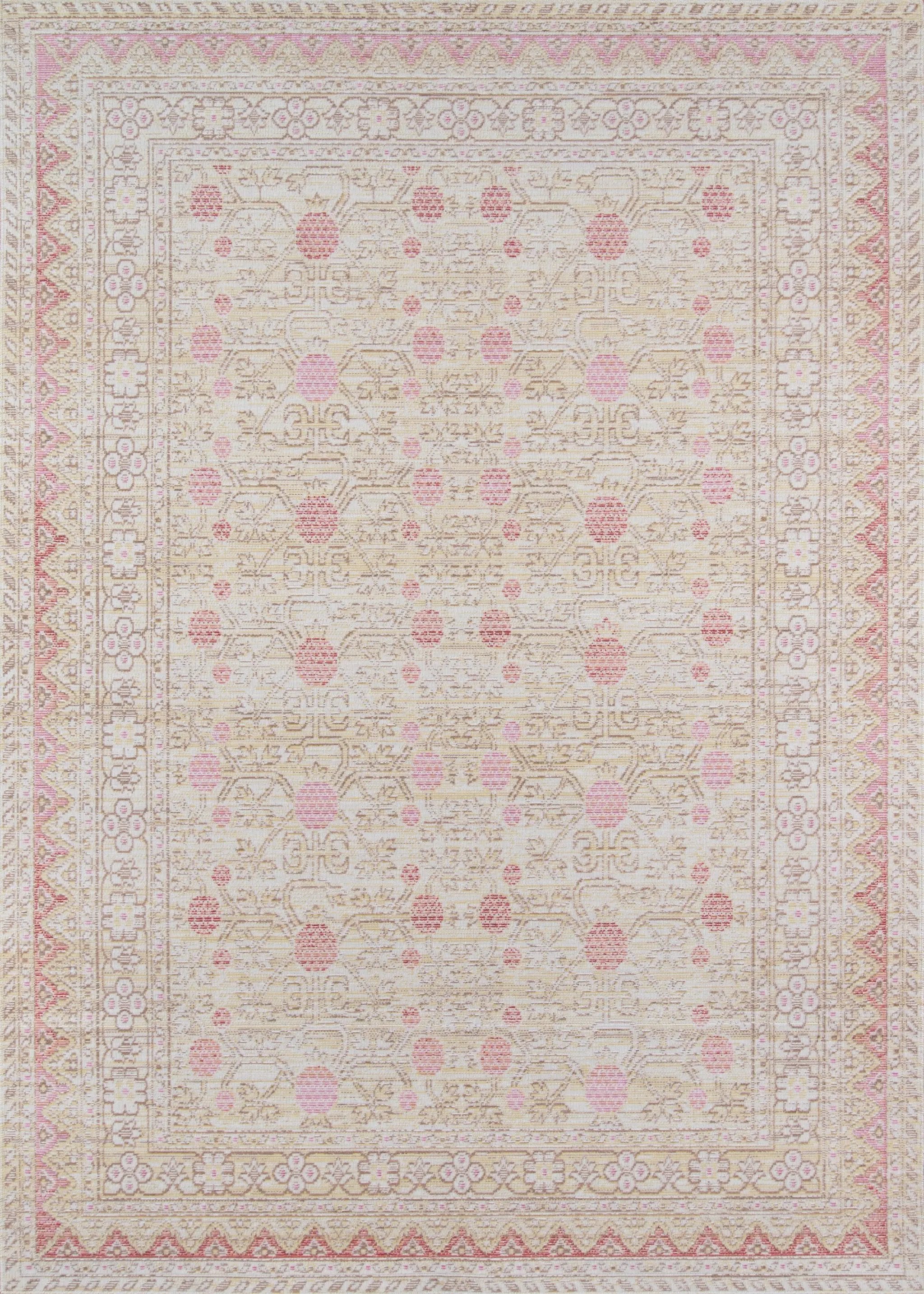 Isabella ISA-3 Pink Area Rug by Momeni