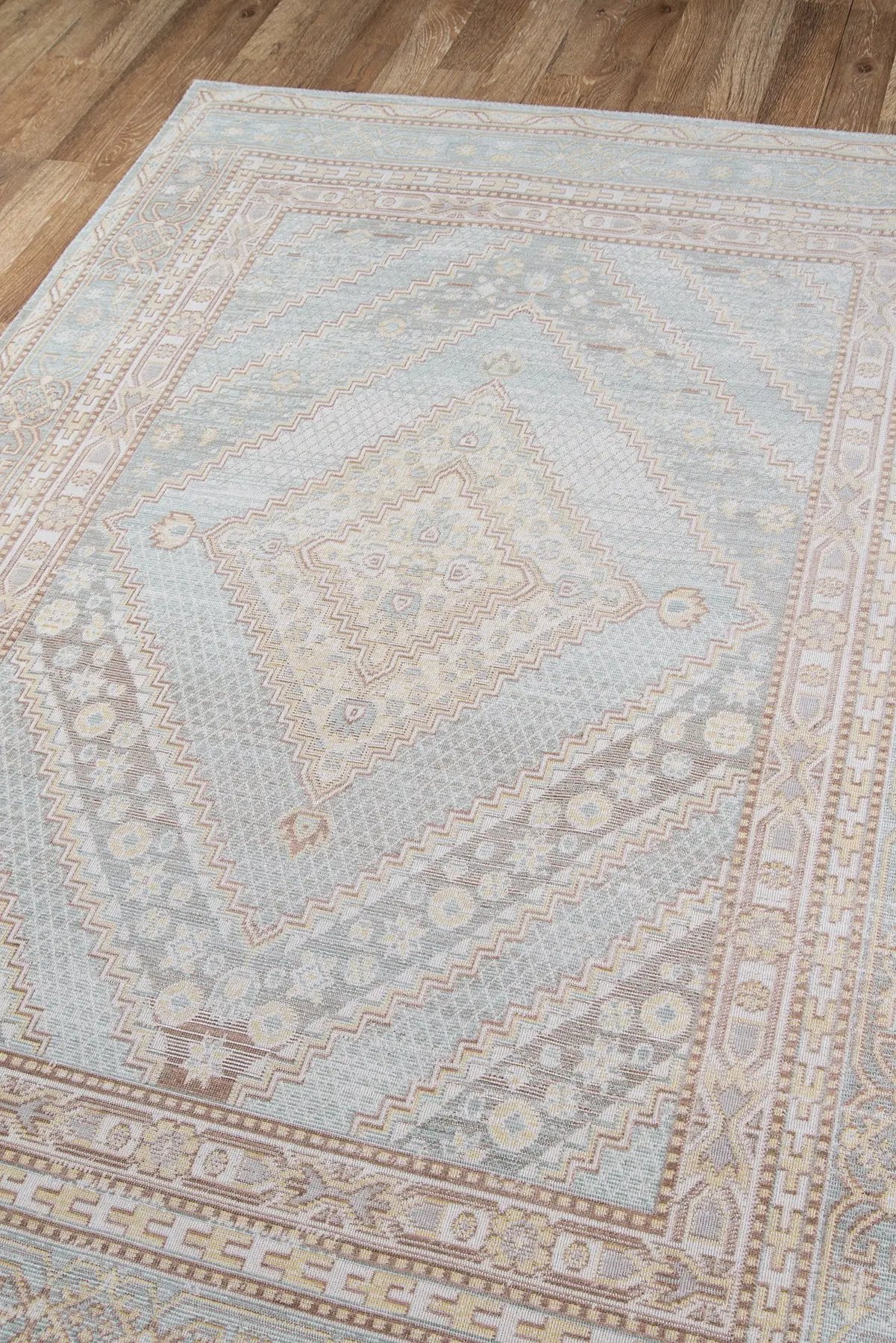 Isabella ISA-7 Blue Area Rug by Momeni
