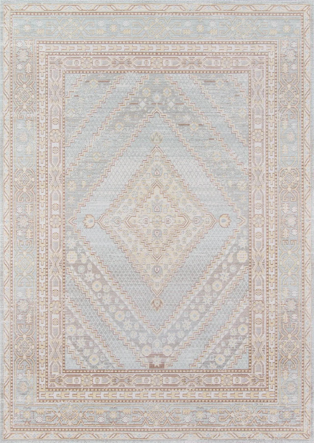 Isabella ISA-7 Blue Area Rug by Momeni