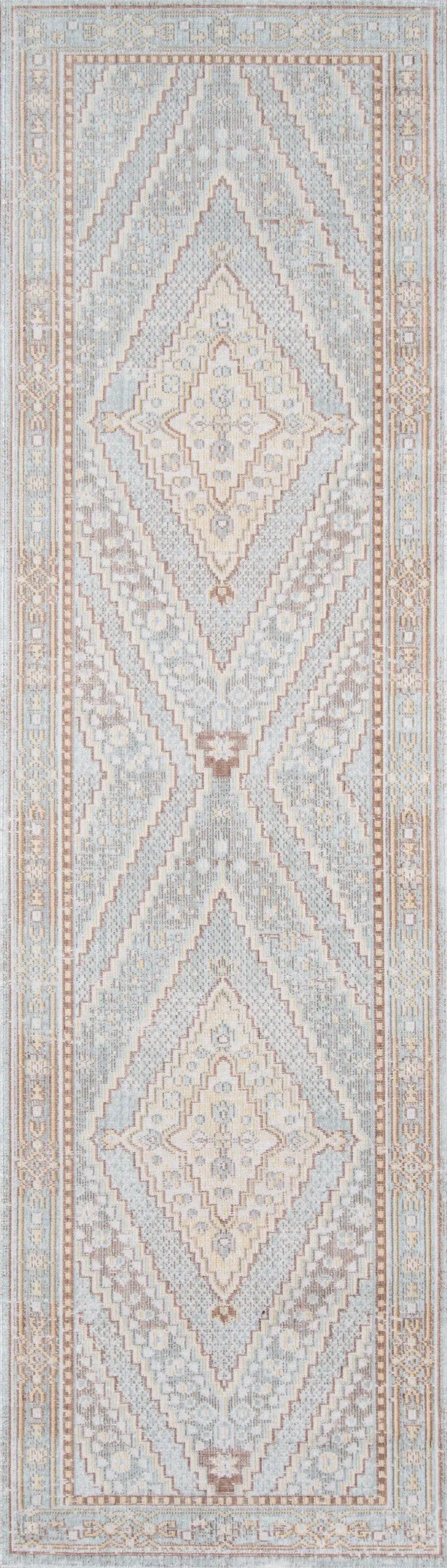 Isabella ISA-7 Blue Area Rug by Momeni