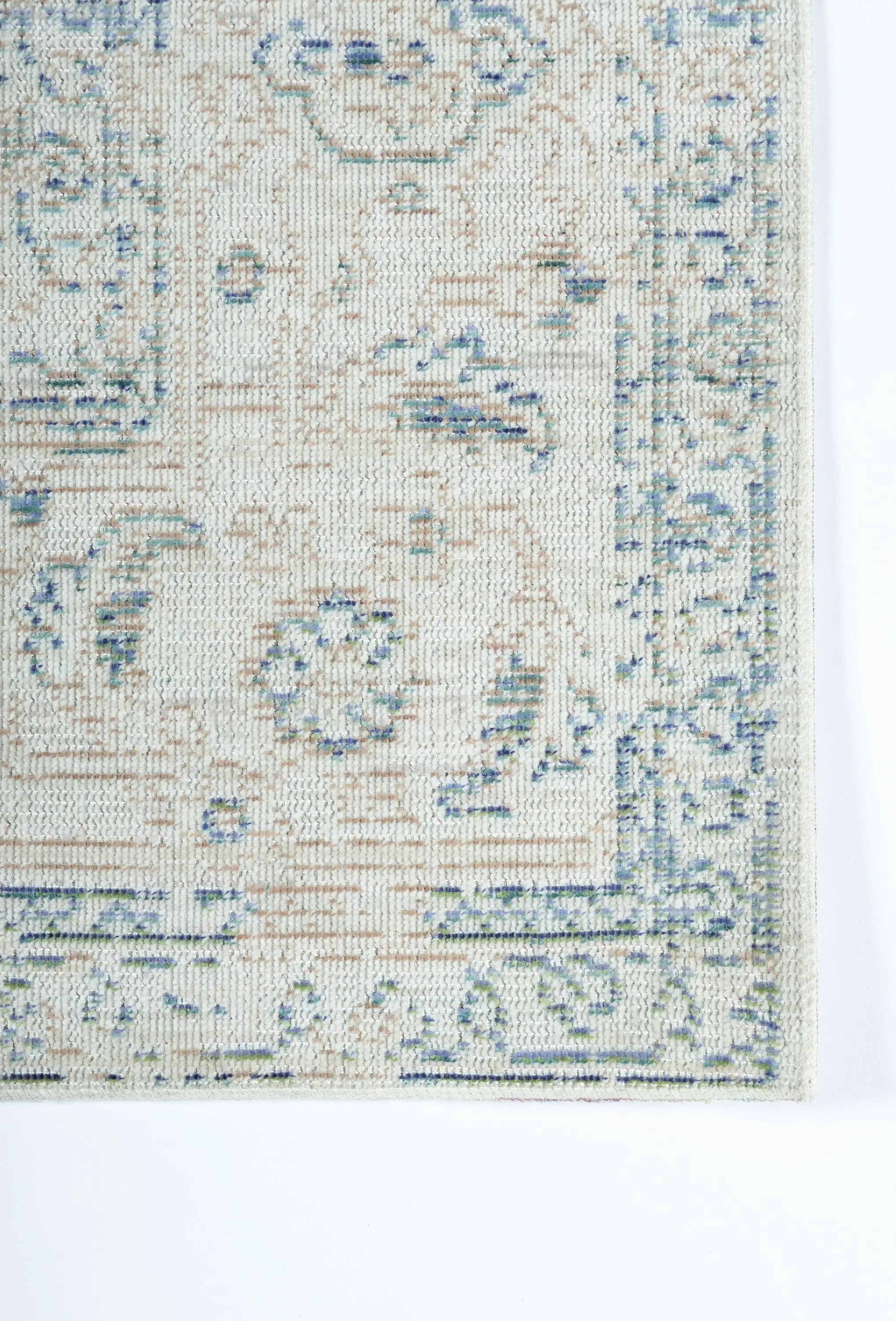 Isabella ISA-10 Blue Area Rug by Momeni
