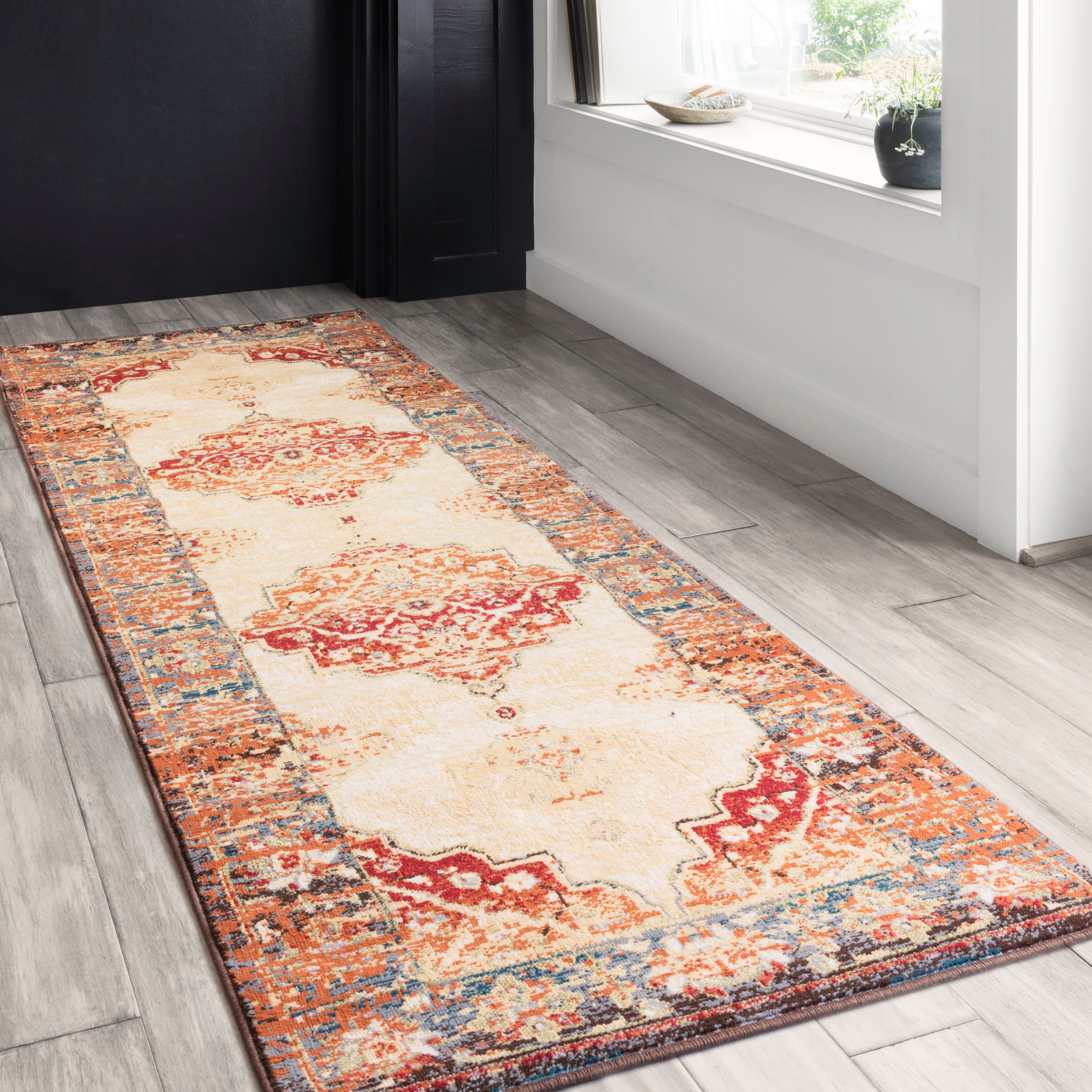 Loloi Isadora ISA-04 Ant. Ivory / Sunset Area Rug