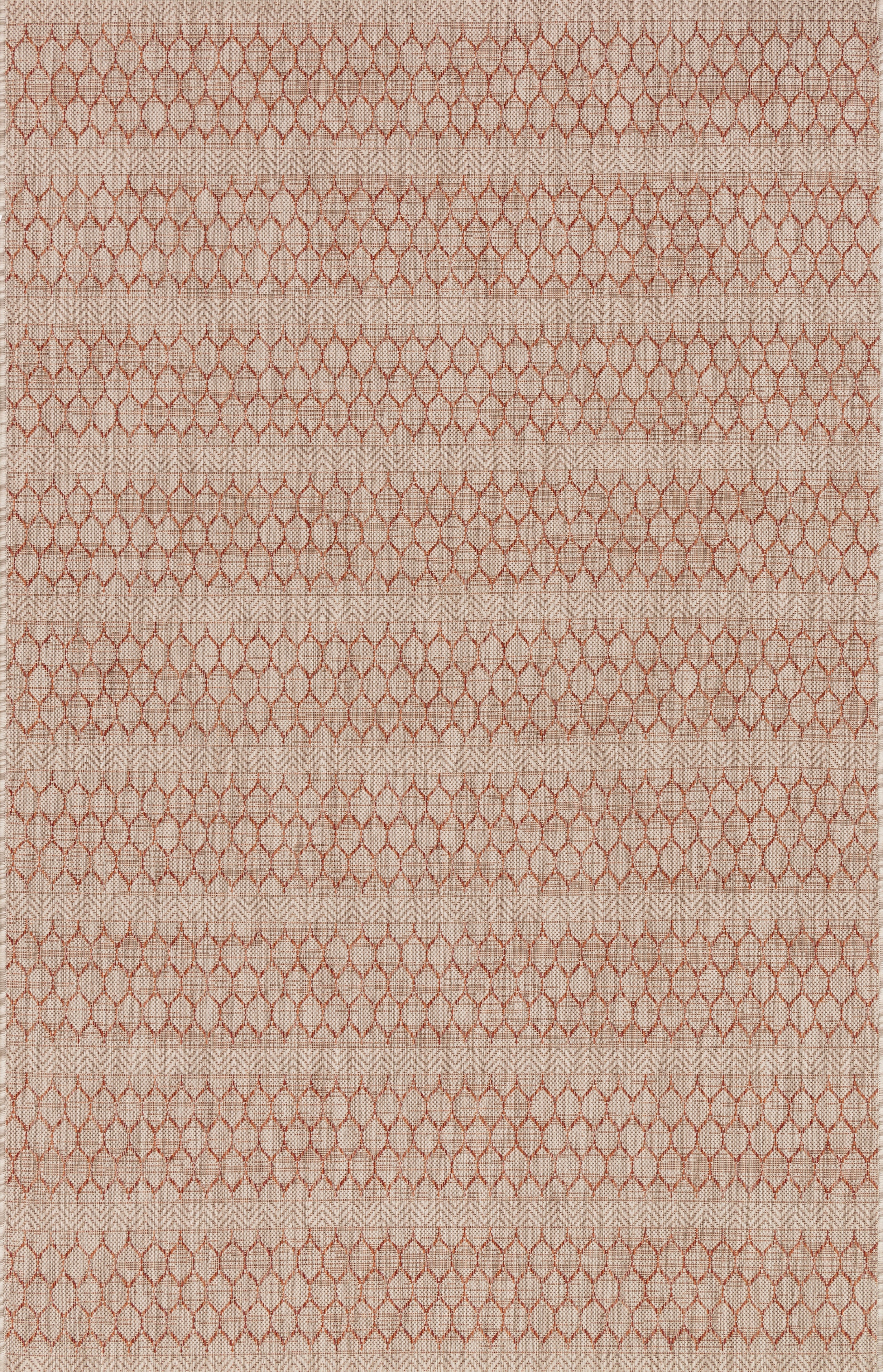 Loloi Isle IE-01 Beige / Rust Area Rug